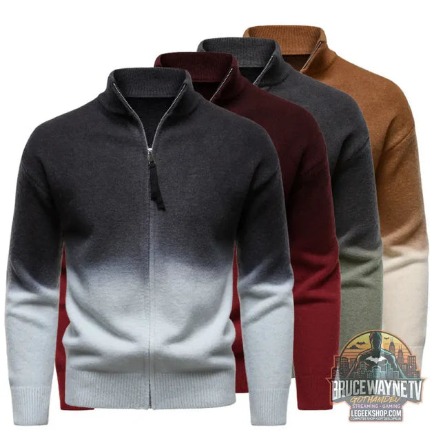Guide d'achat : Pull Homme Col Dégradé Zip Style Britannique Nylon