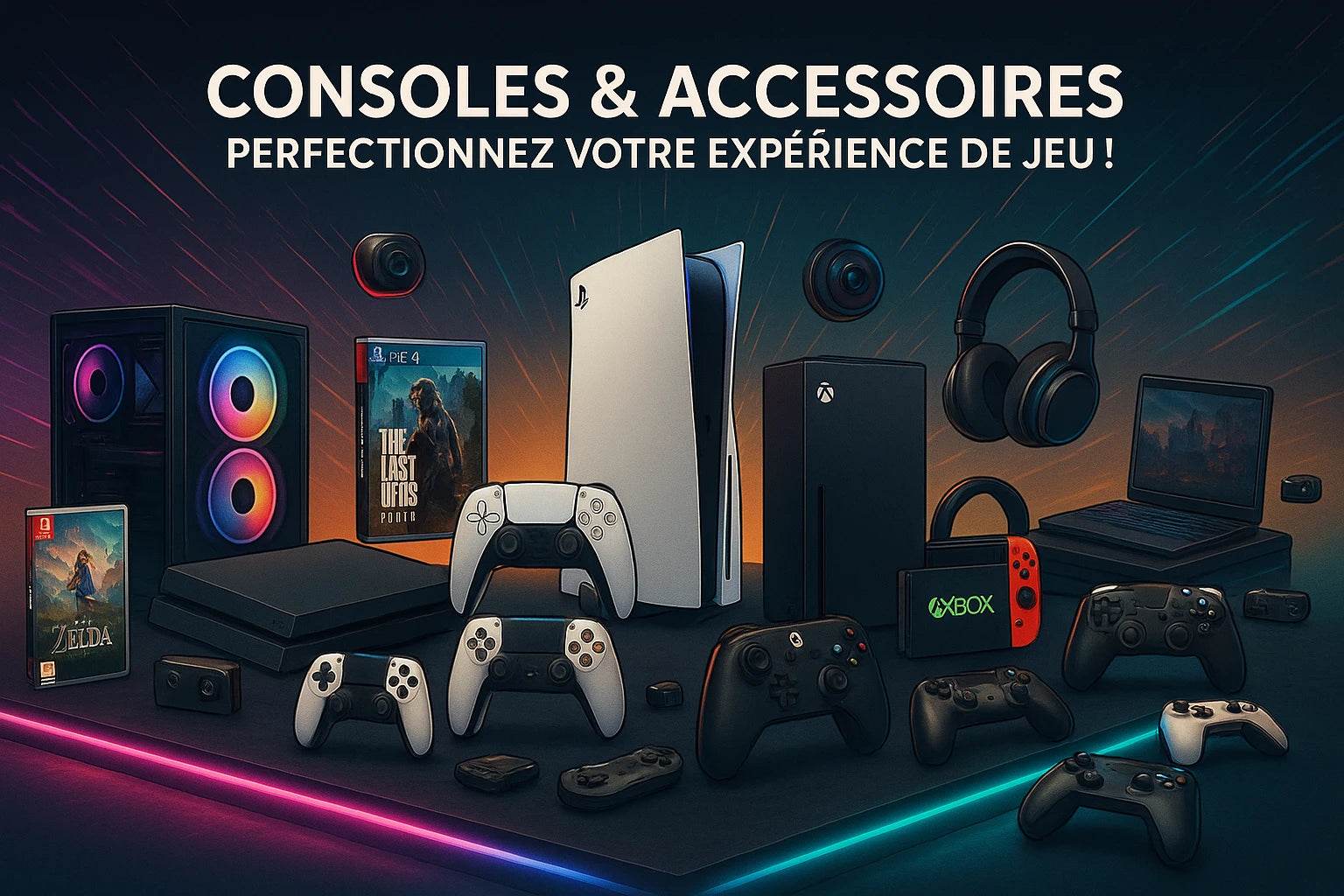 console et accessoires