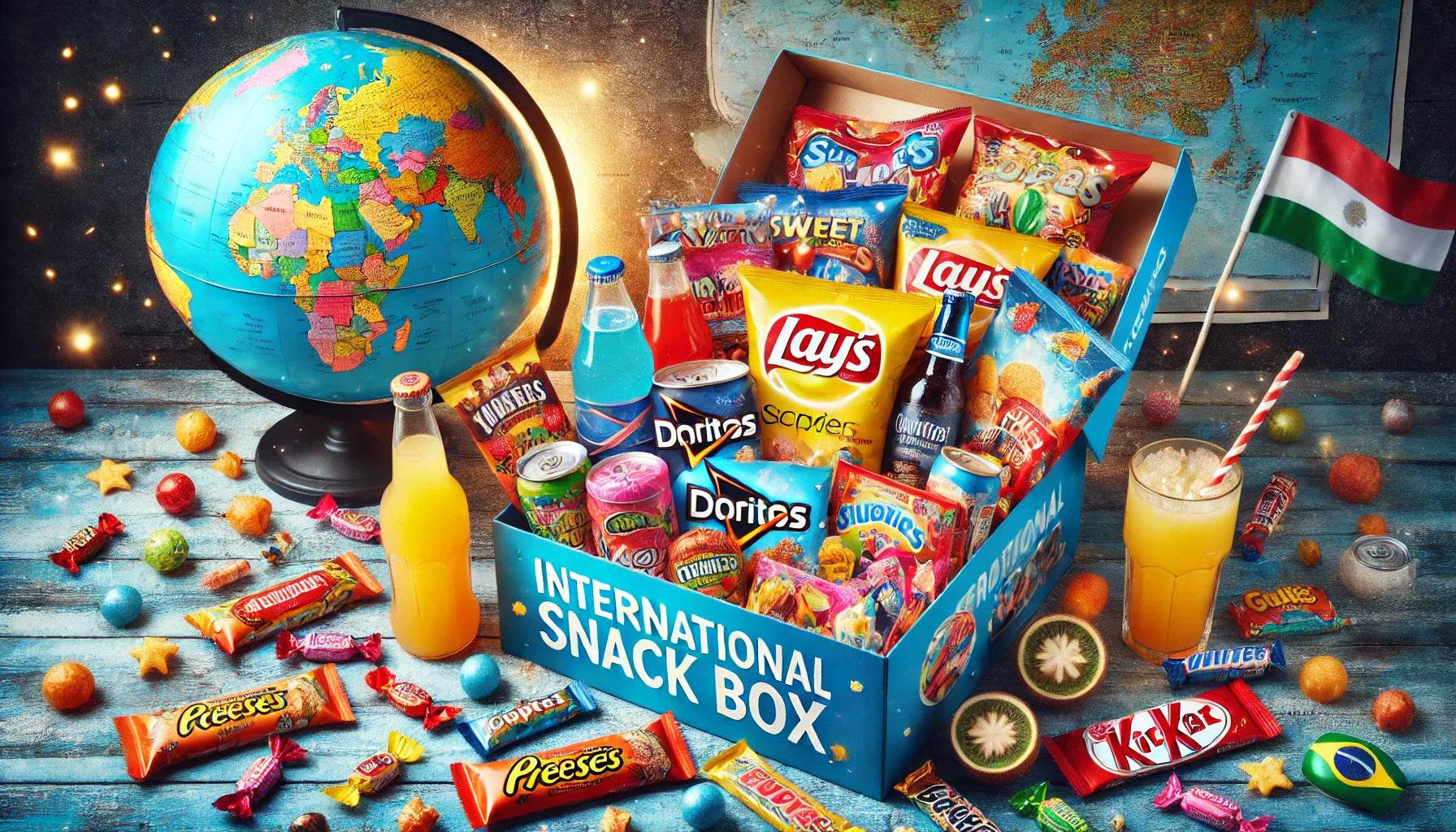 Snack Box Internationaux - Un Voyage Gourmand Autour du Monde !