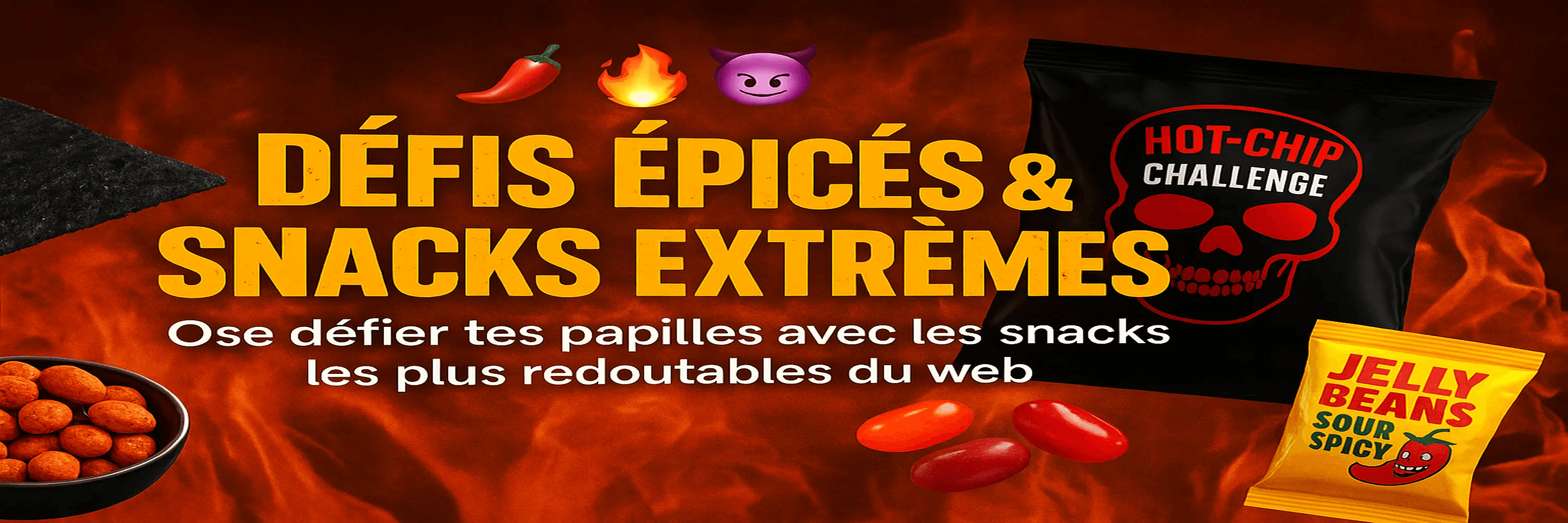 🌶️🔥 Défis Épicés & Snacks Extrêmes 😈🥵