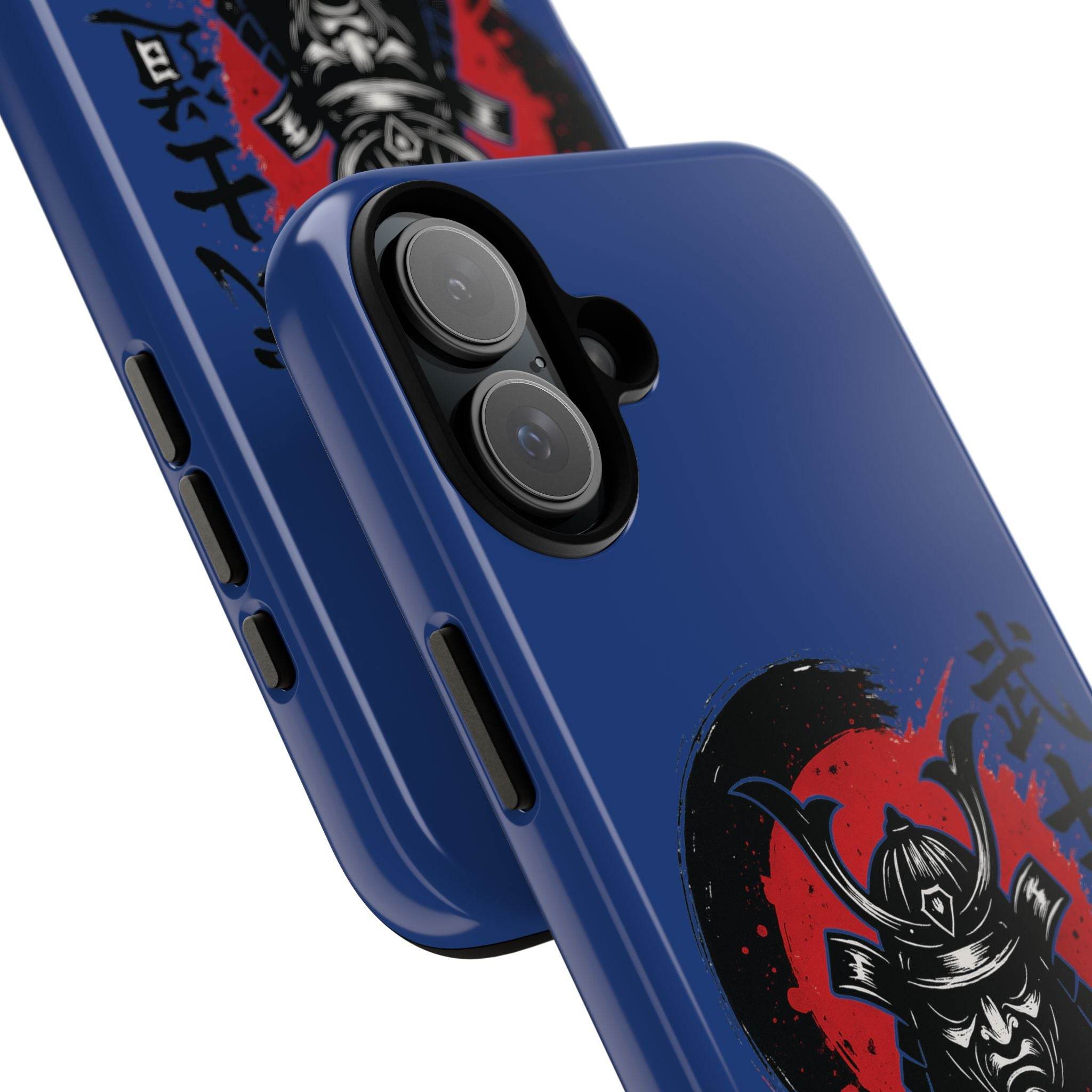 📱 samurai phone case Bleue foncé – coque renforcée iPhone 📱