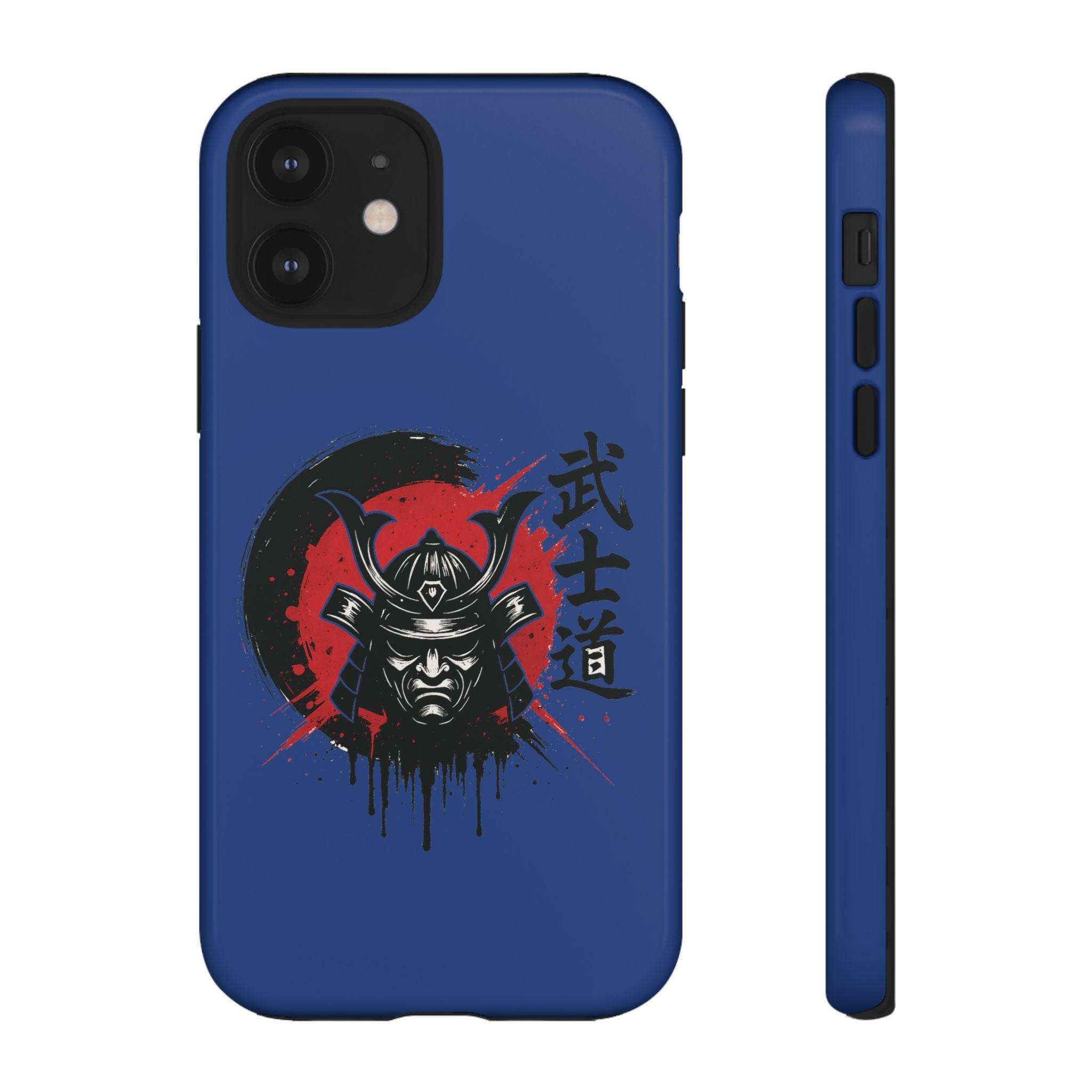 📱 samurai phone case Bleue foncé – coque renforcée iPhone 📱 - Legeekshop