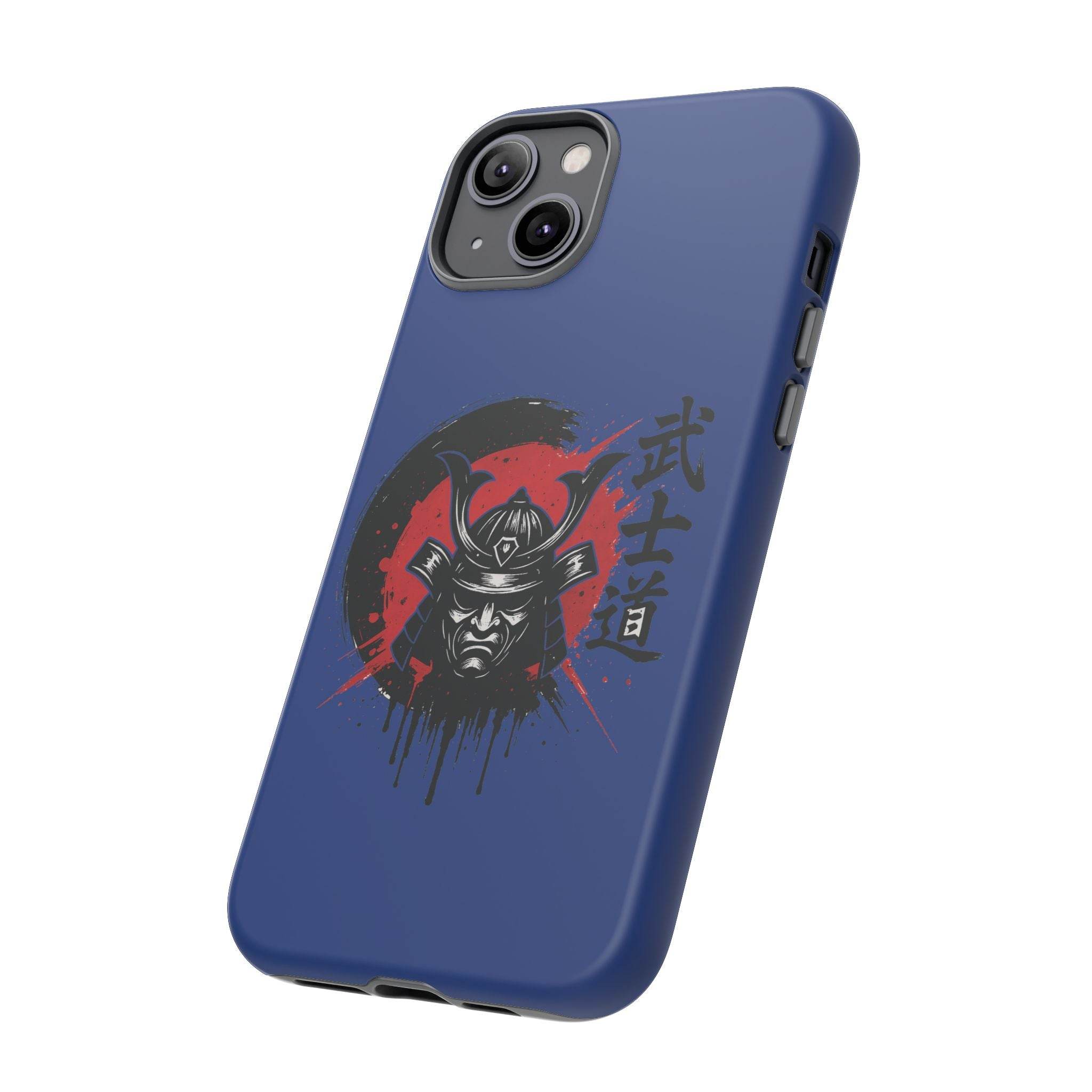 📱 samurai phone case Bleue foncé – coque renforcée iPhone 📱