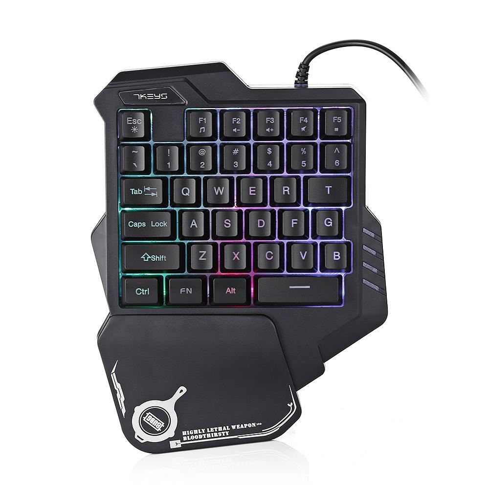 Clavier Gaming Mécanique Une Main RGB Portable Mini