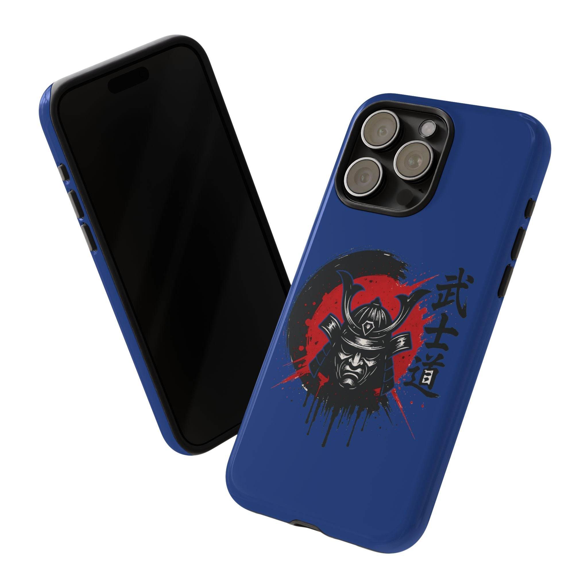📱 samurai phone case Bleue foncé – coque renforcée iPhone 📱