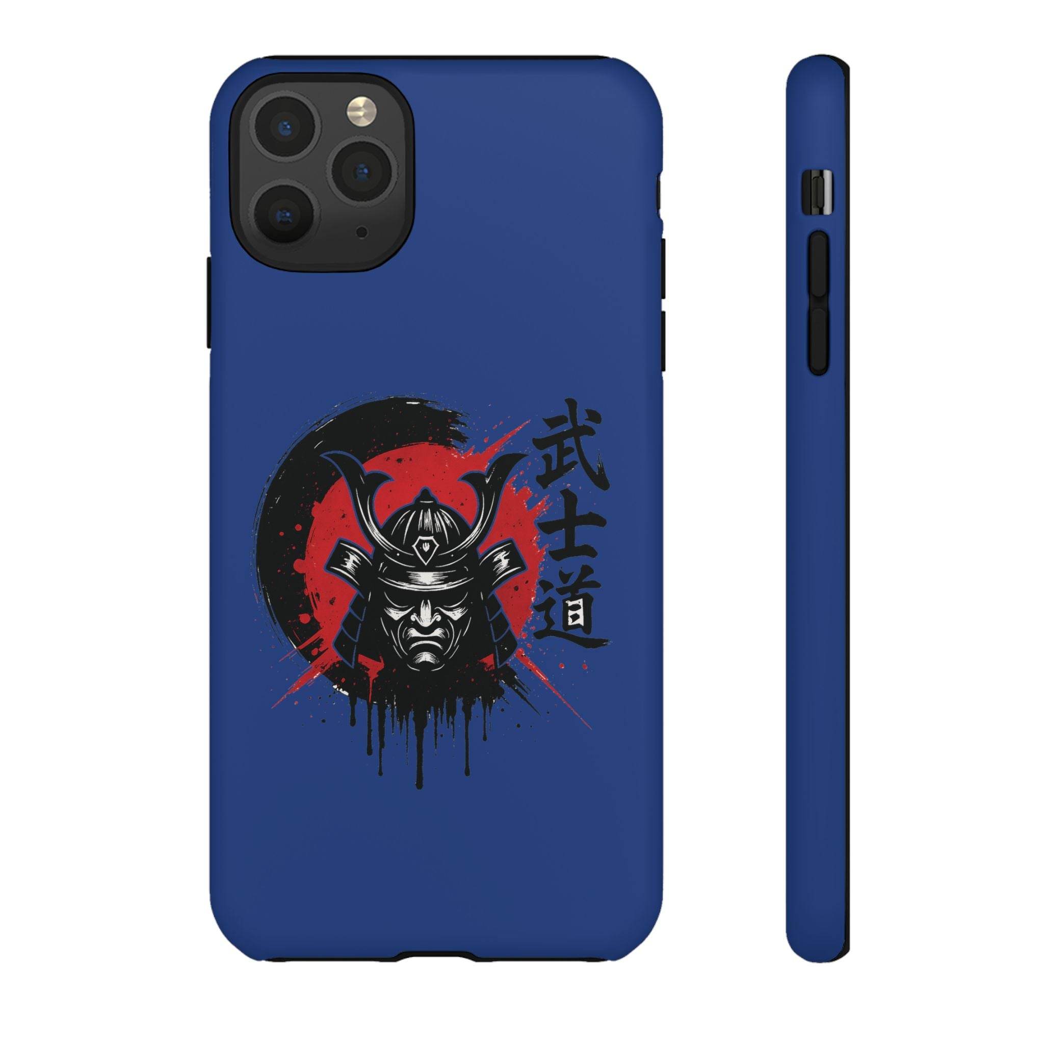 📱 samurai phone case Bleue foncé – coque renforcée iPhone 📱 - Legeekshop