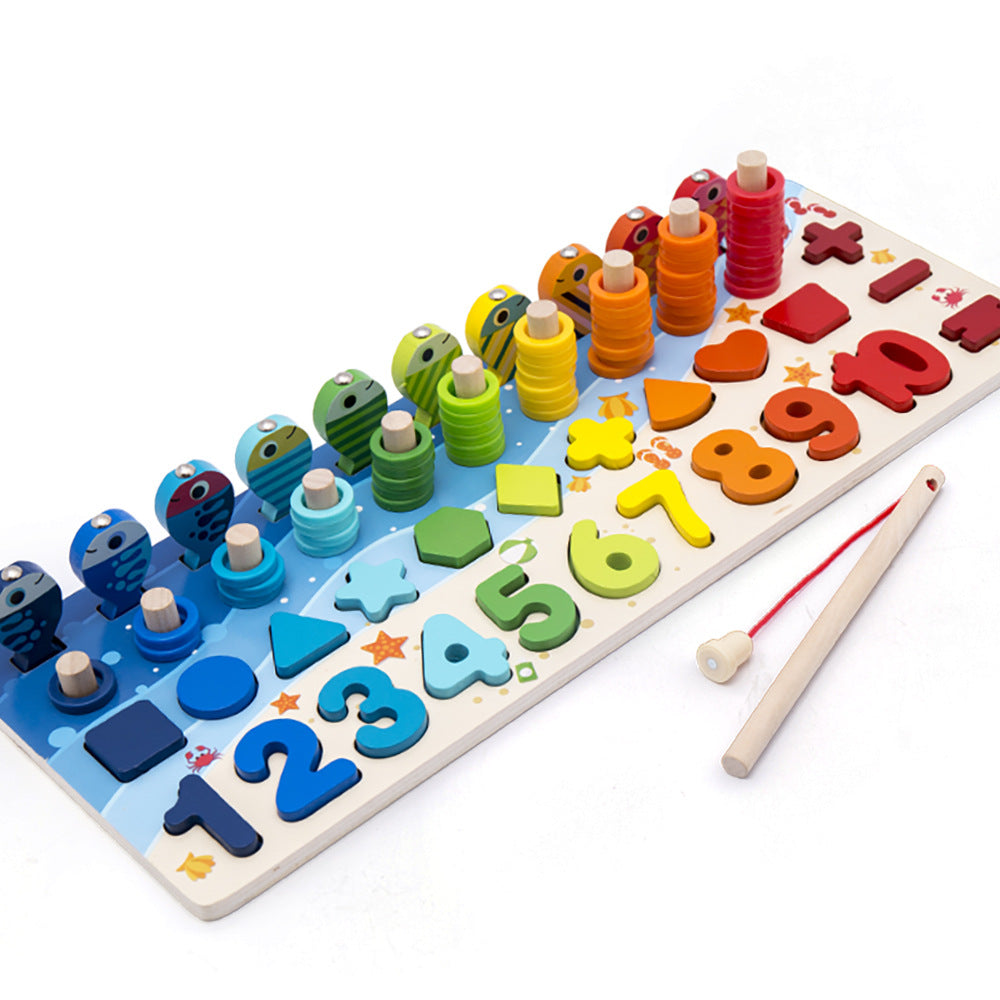 Puzzle 3D Alphabet Chiffres Bébé Éducatif Géométrique Coloré