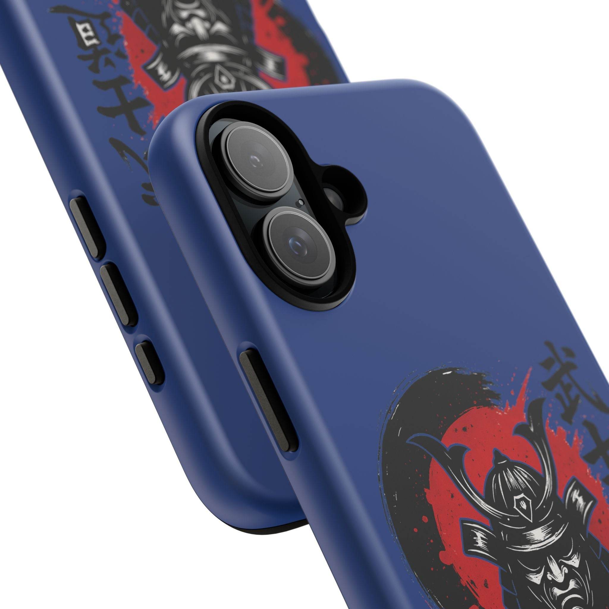 📱 samurai phone case Bleue foncé – coque renforcée iPhone 📱