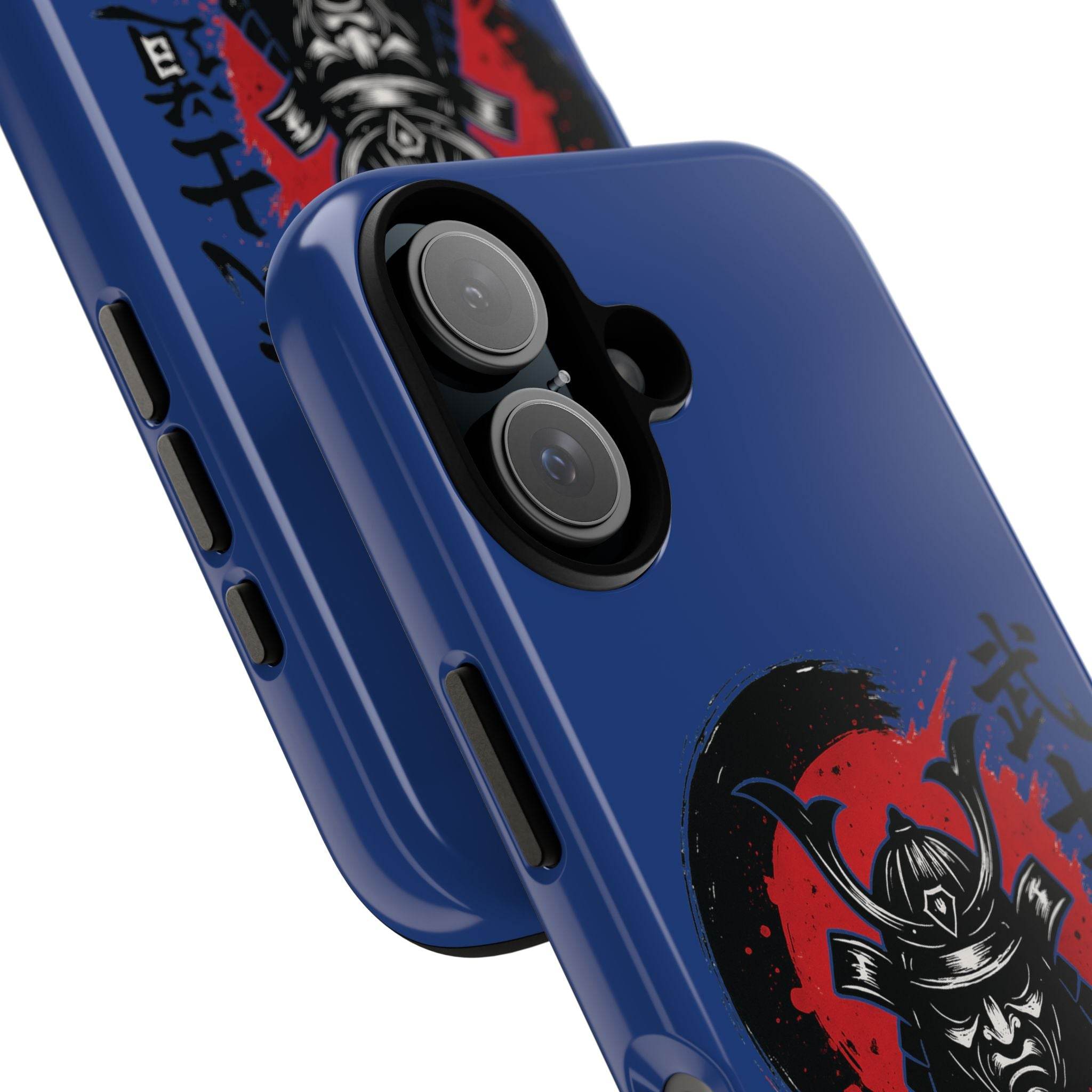 📱 samurai phone case Bleue foncé – coque renforcée iPhone 📱