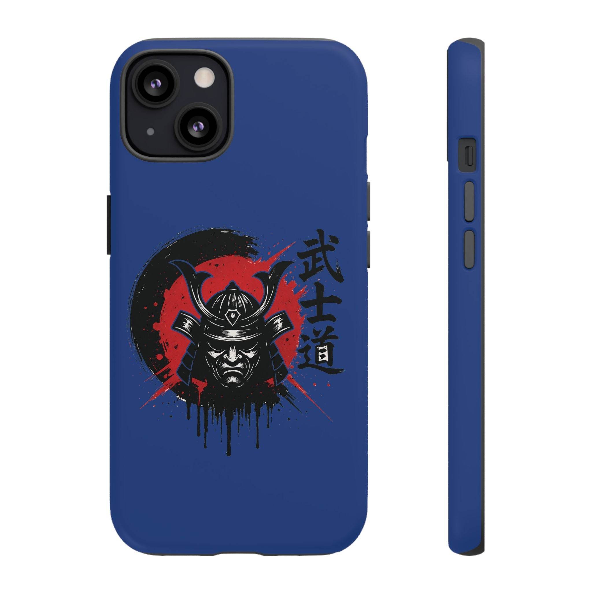 📱 samurai phone case Bleue foncé – coque renforcée iPhone 📱 - Legeekshop