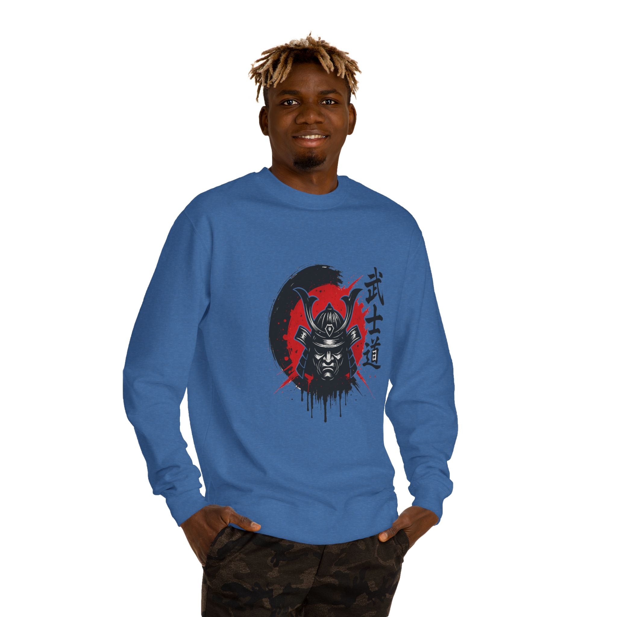 🎮 Samurai Warrior Sweatshirt Unisexe Col Rond 🎮