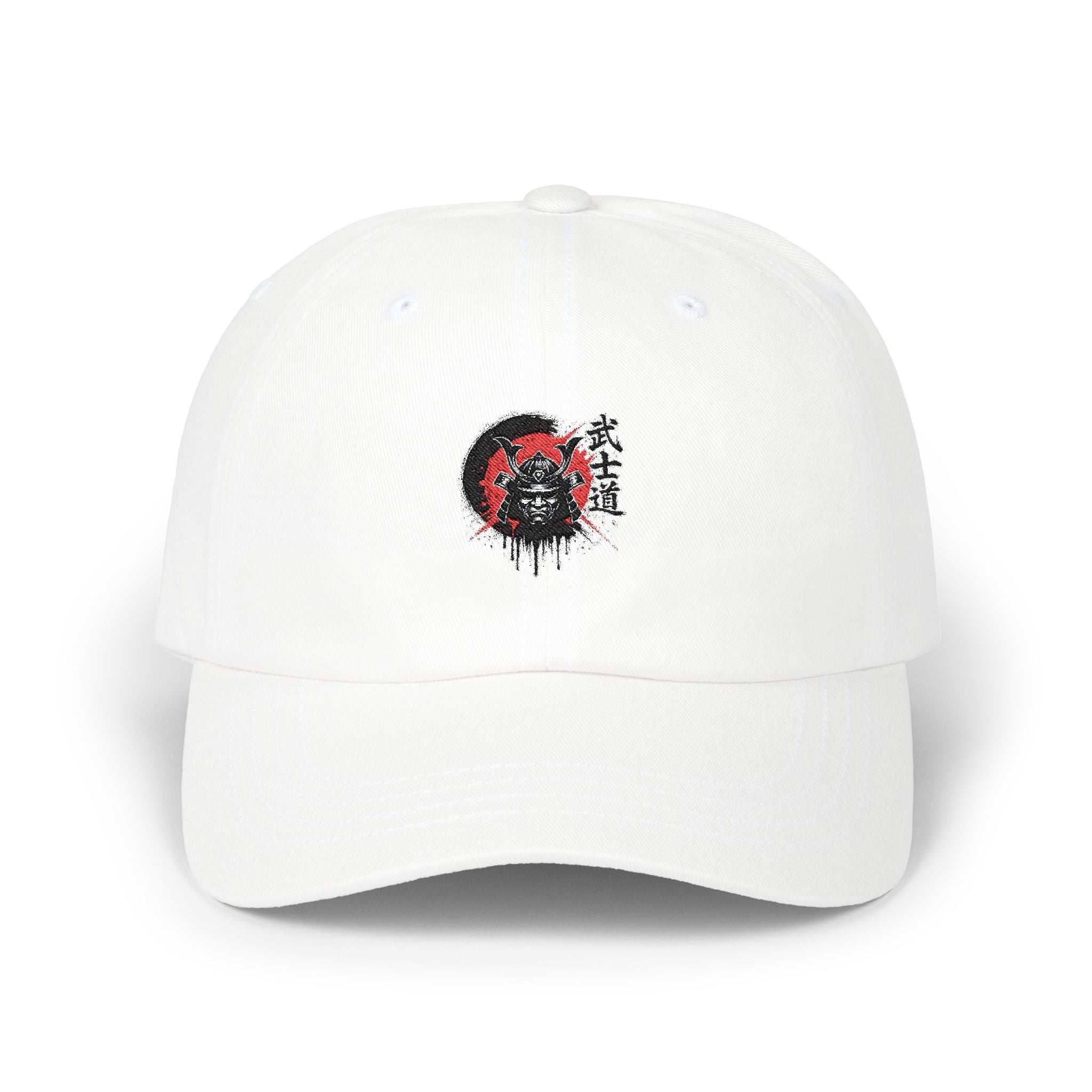 Casquette Dad Cap Loup Samouraï Soleil Rouge Kanji