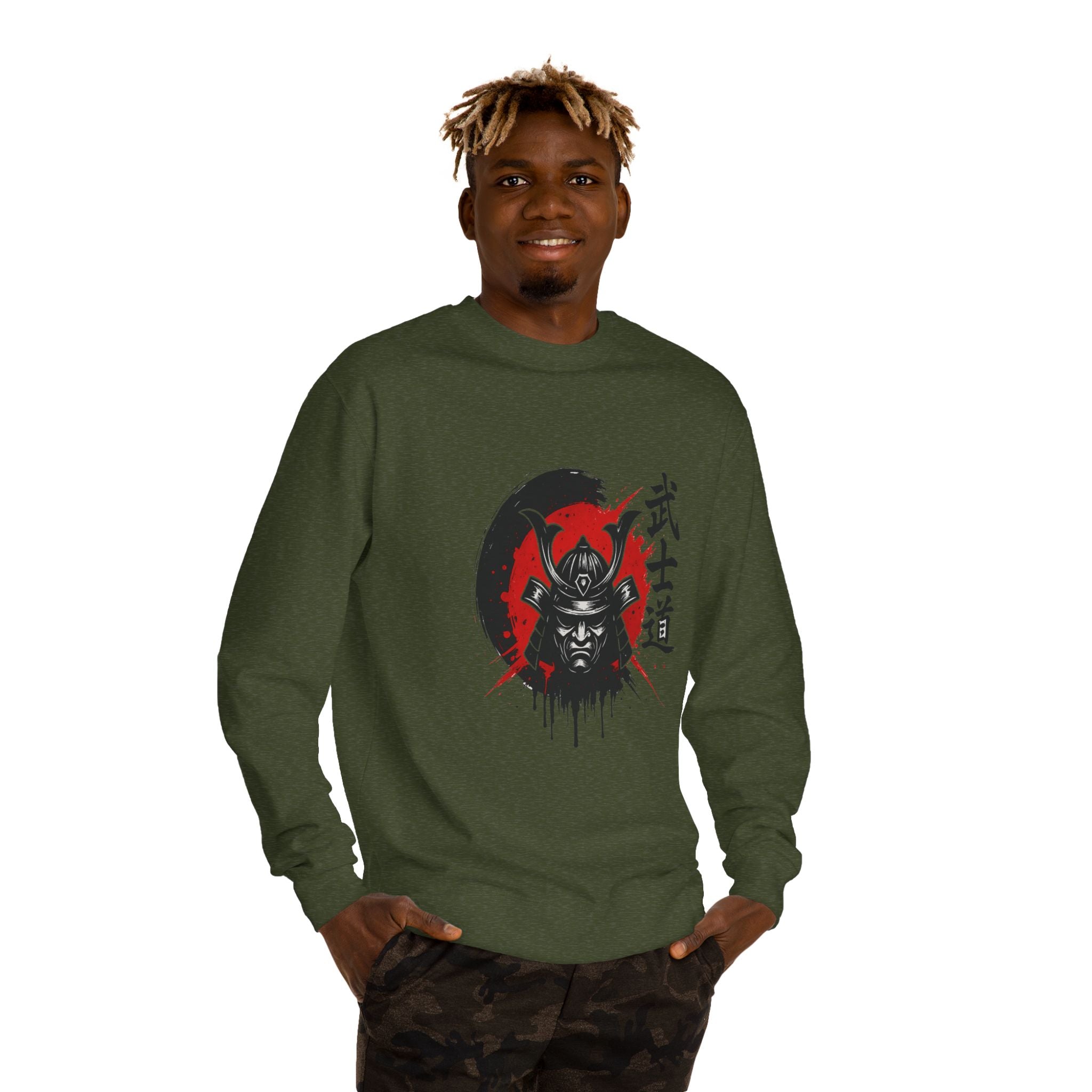 🎮 Samurai Warrior Sweatshirt Unisexe Col Rond 🎮