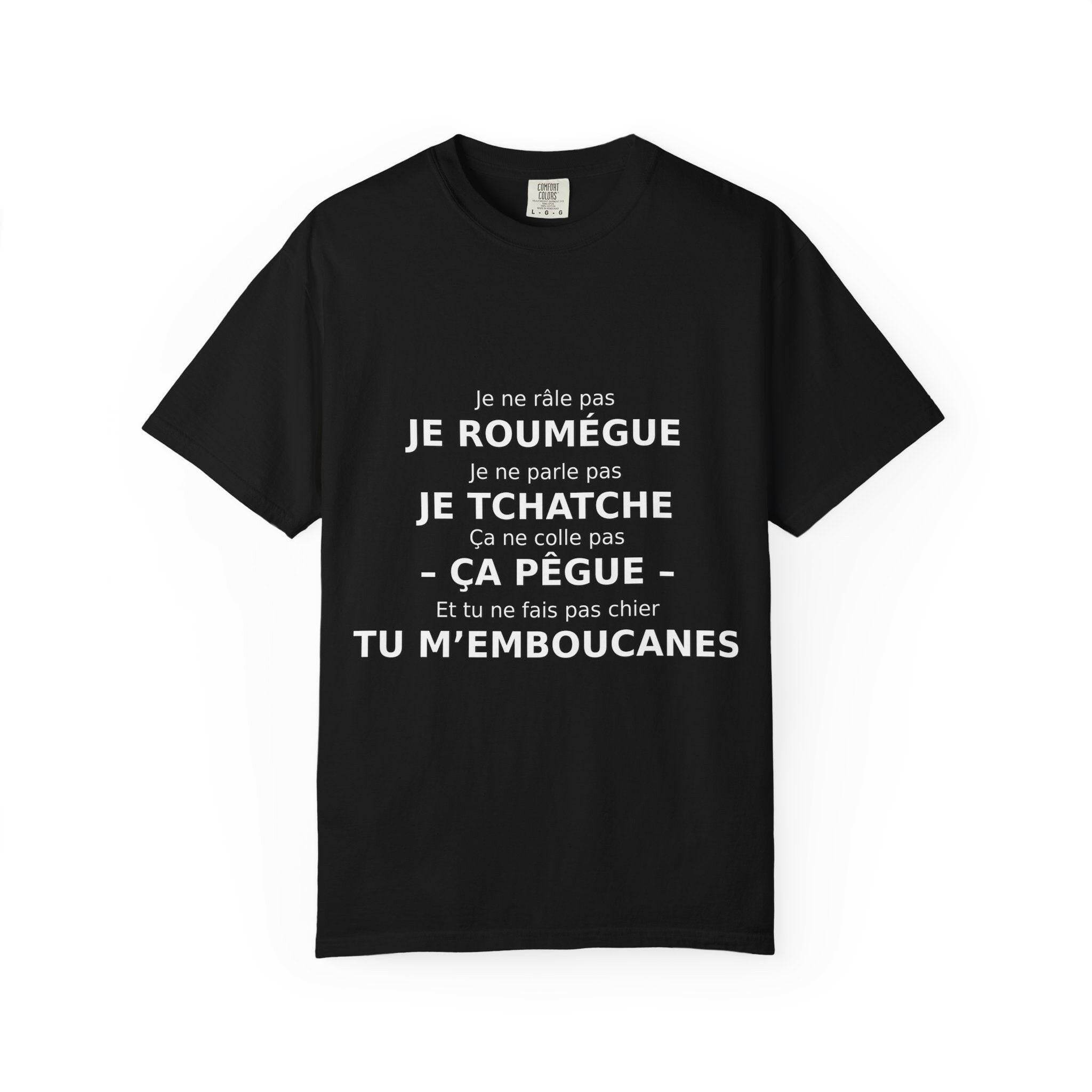 🎮 T-shirt Unisexe Citations Humoristiques Françaises 🎮 - Legeekshop