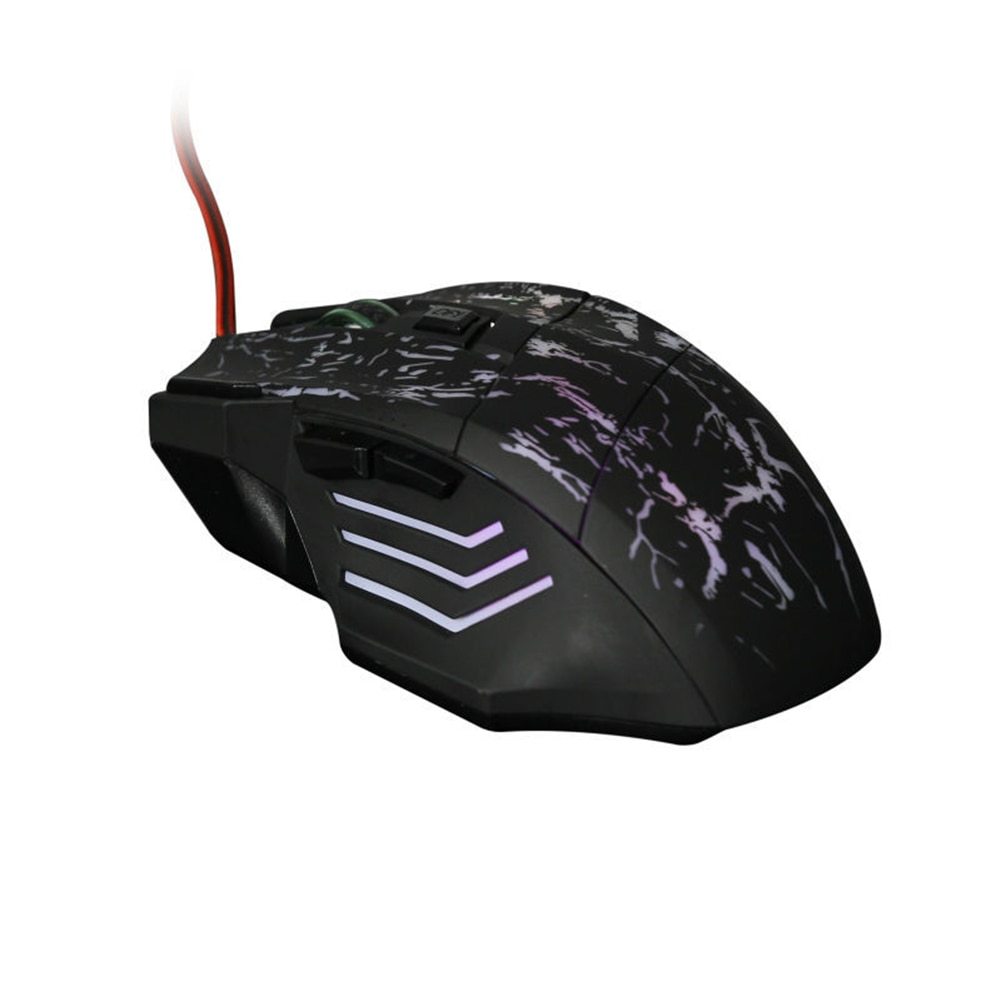 Souris Gaming Filaire Ergonomique LED RGB Pro