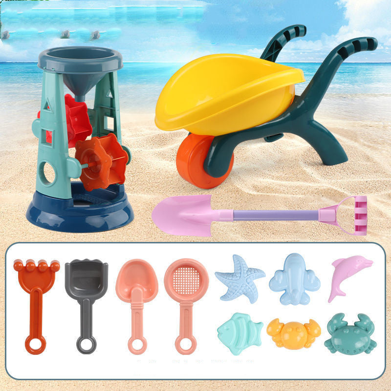 Jouets Plage Enfants Set Complet Sable Château Extérieur