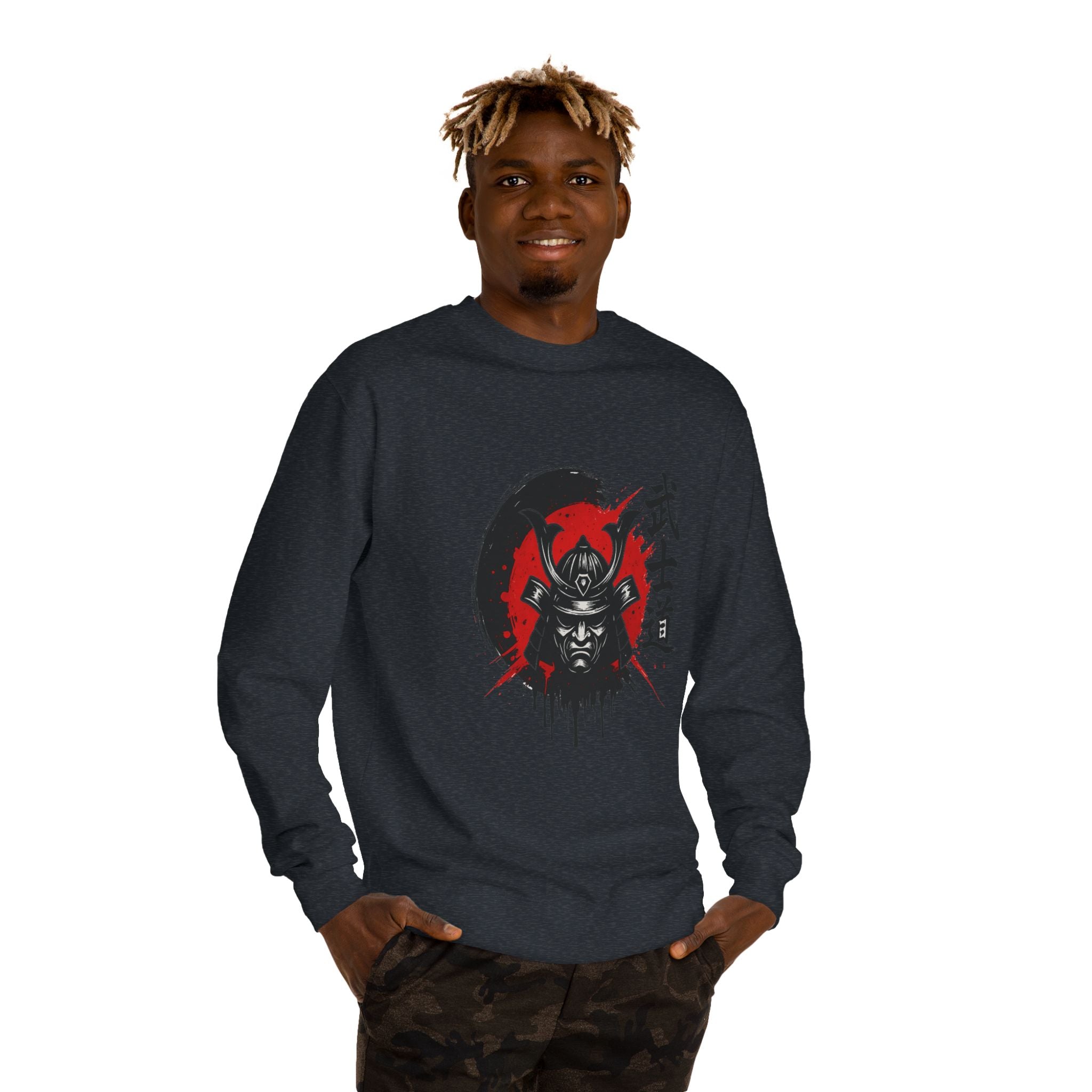 🎮 Samurai Warrior Sweatshirt Unisexe Col Rond 🎮
