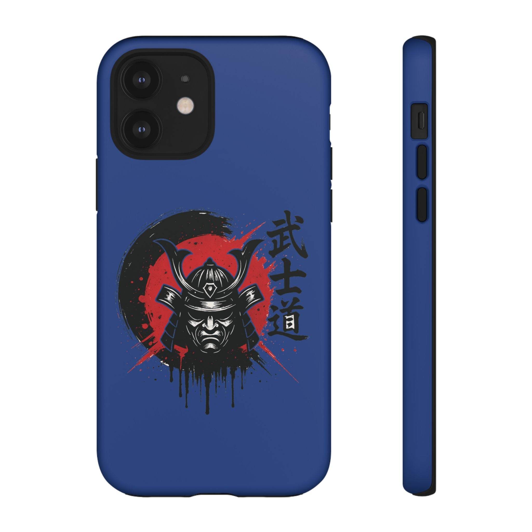 📱 samurai phone case Bleue foncé – coque renforcée iPhone 📱 - Legeekshop