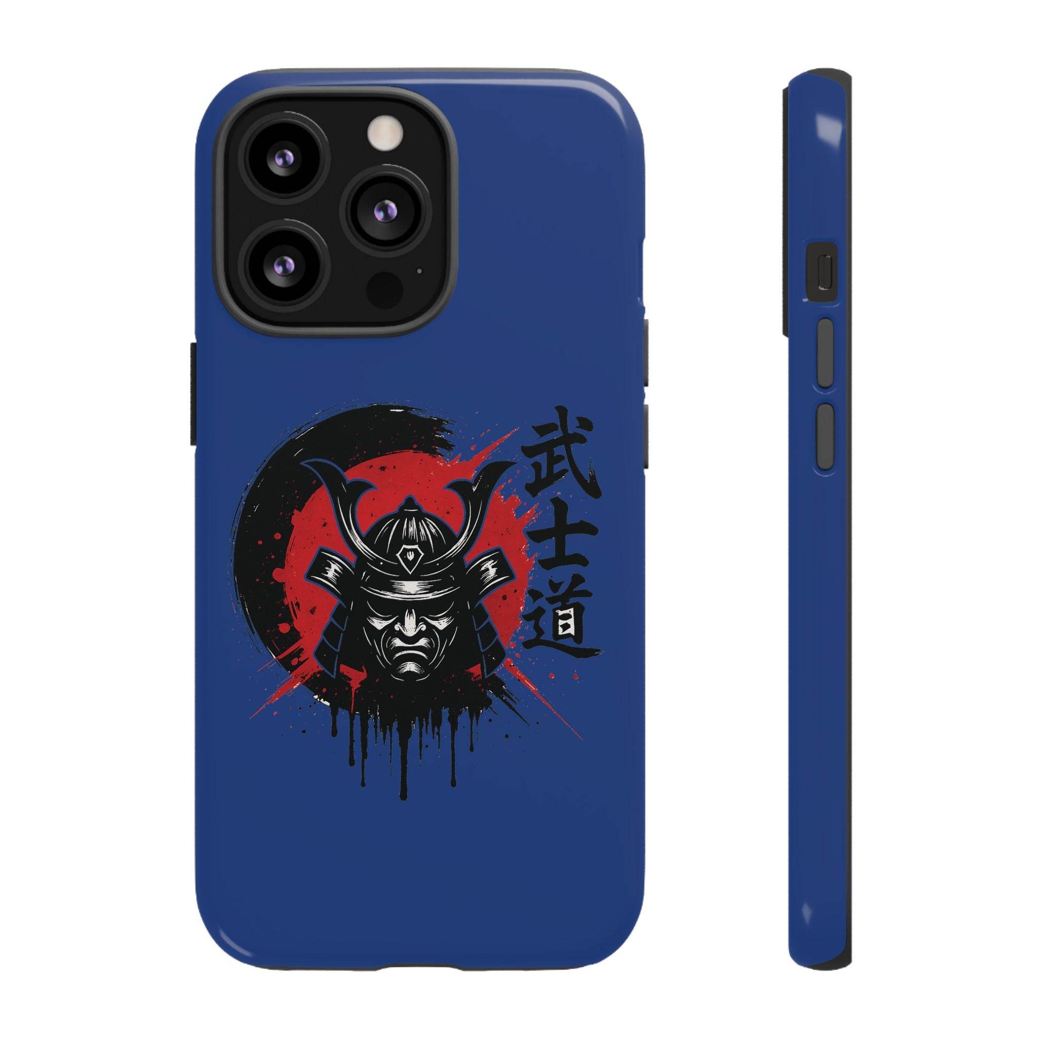 📱 samurai phone case Bleue foncé – coque renforcée iPhone 📱 - Legeekshop