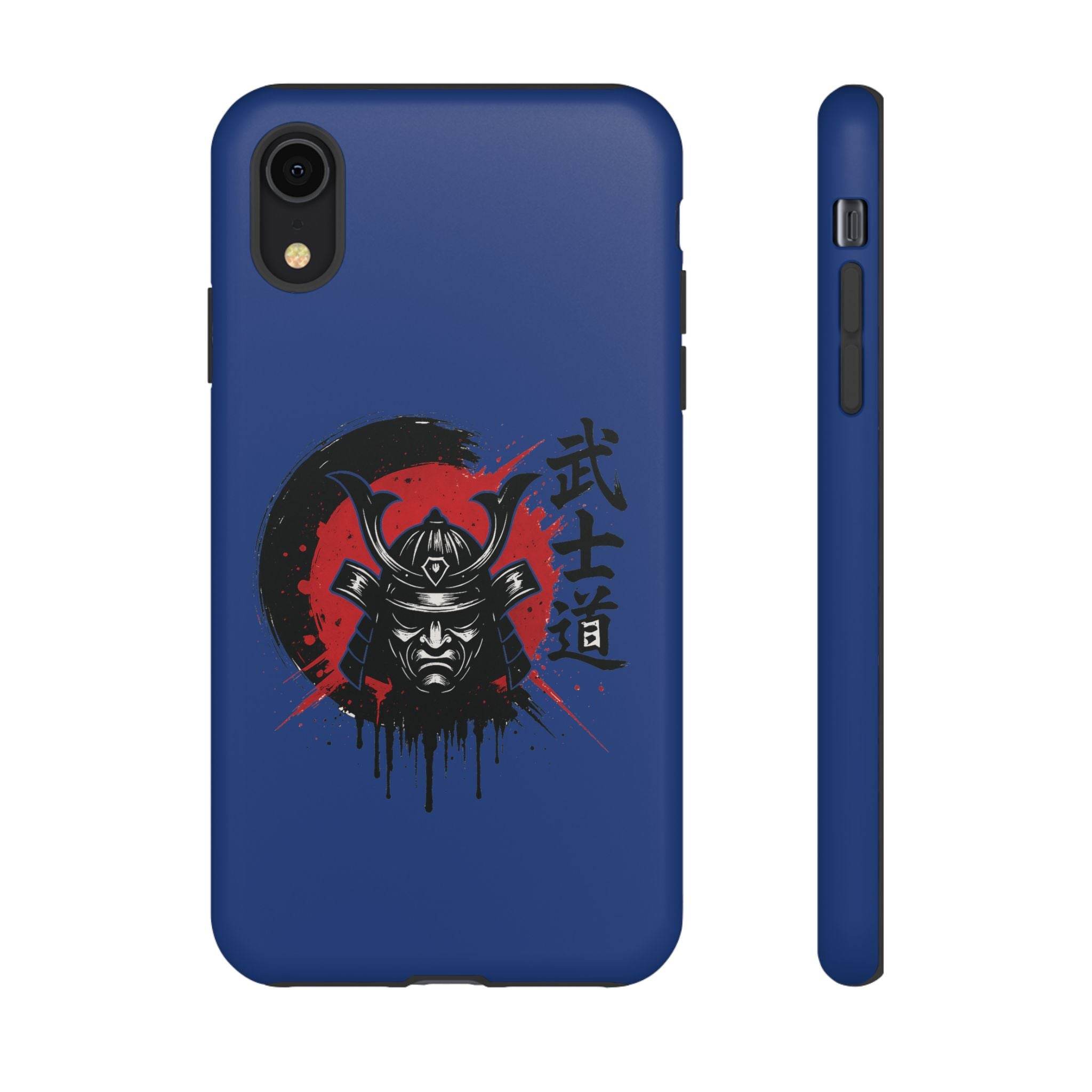 📱 samurai phone case Bleue foncé – coque renforcée iPhone 📱 - Legeekshop