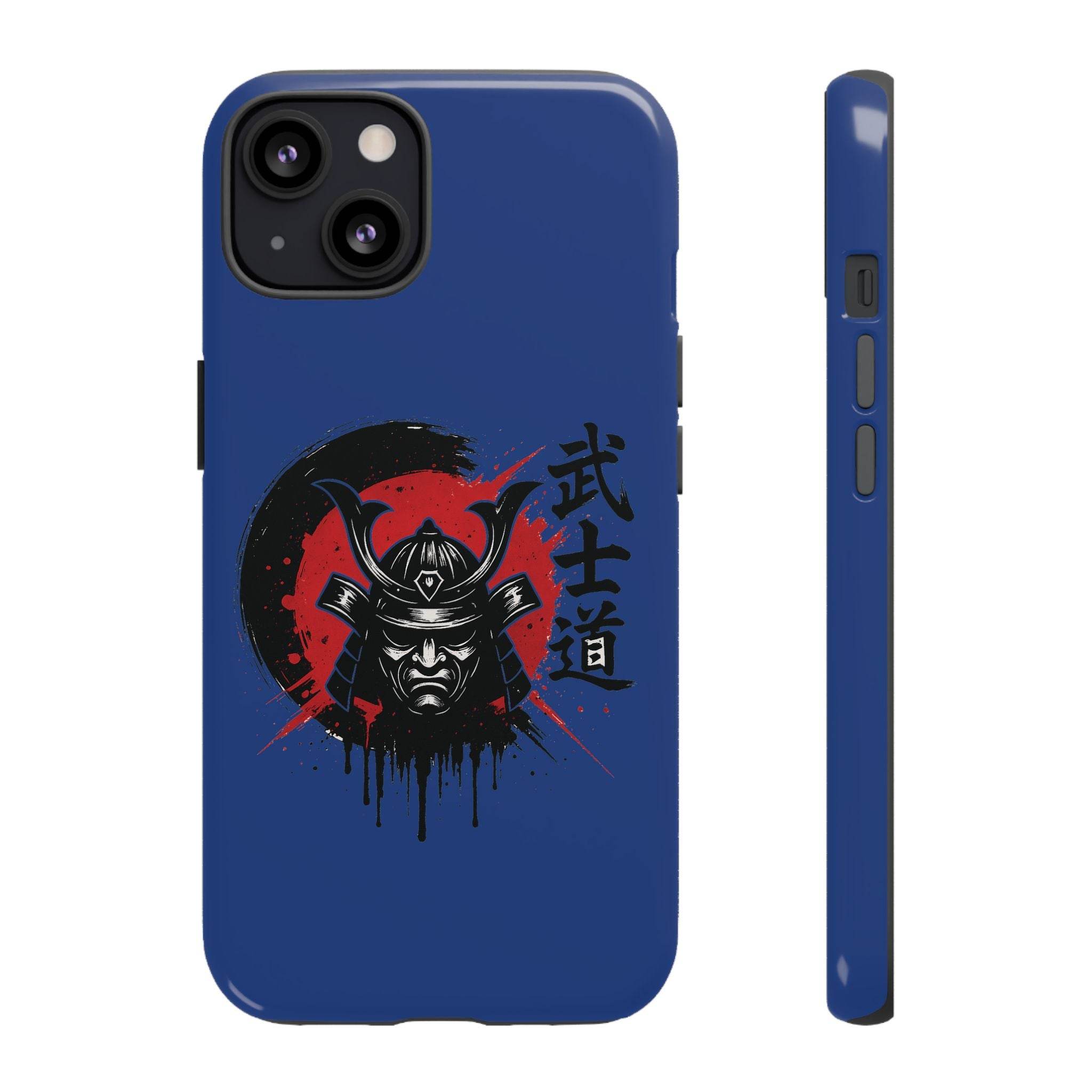 📱 samurai phone case Bleue foncé – coque renforcée iPhone 📱 - Legeekshop