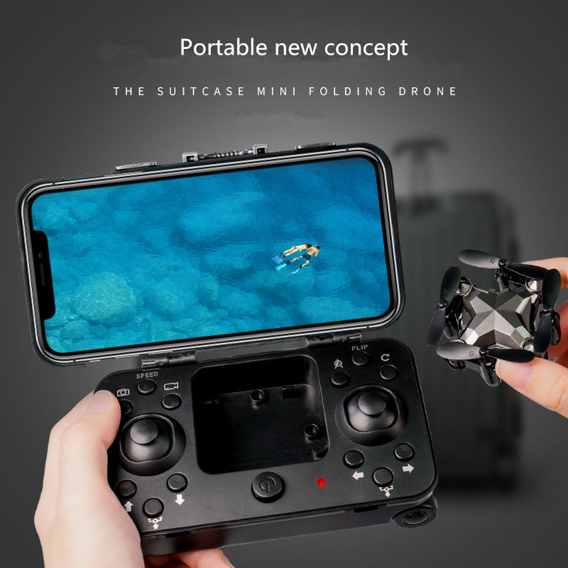 Drone Enfant Mini Pliable Caméra Télécommande Jouet Volant