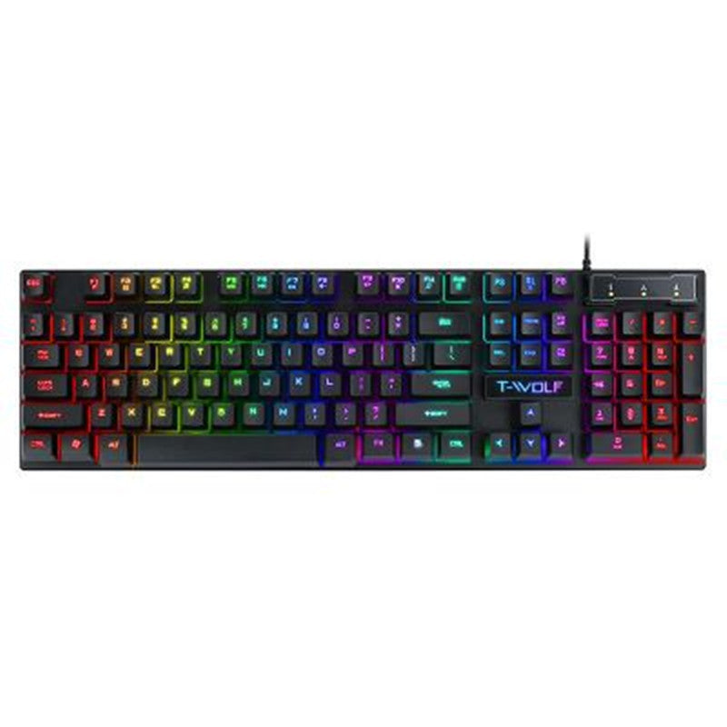 Clavier Gaming USB Filaire LED Rétroéclairé Flottant