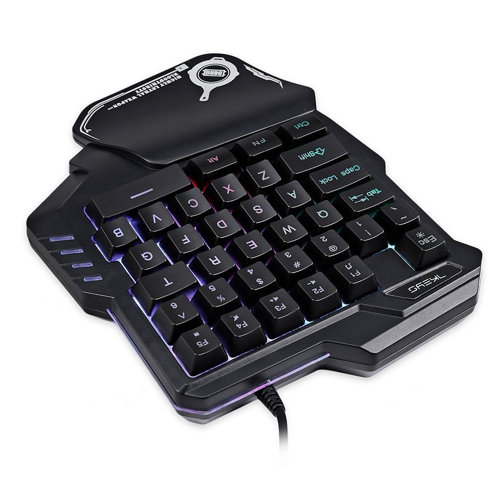 Clavier Gaming Mécanique Une Main RGB Portable Mini