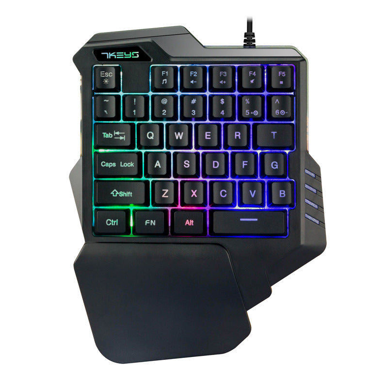 Clavier Gaming Mécanique Une Main RGB Portable Mini
