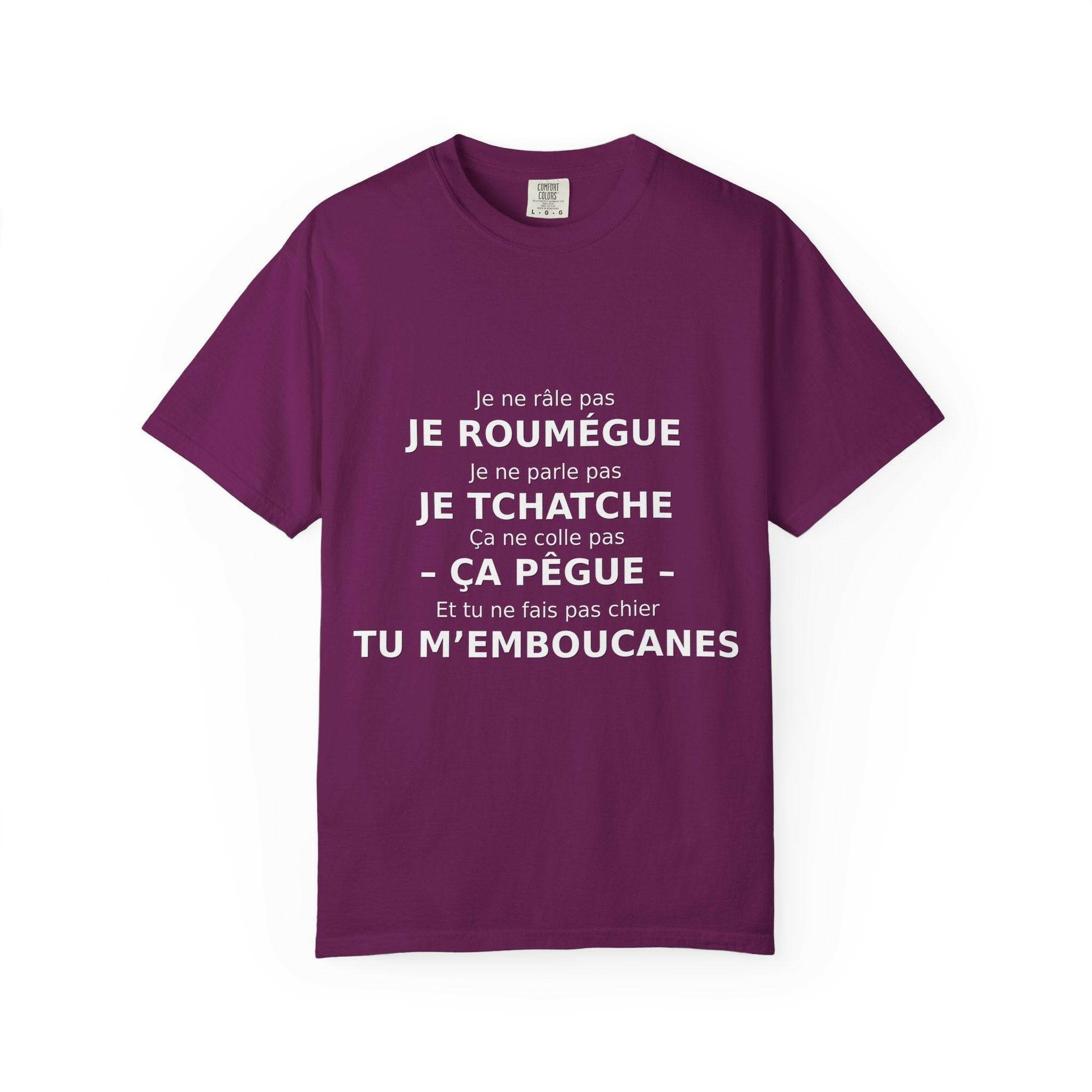 🎮 T-shirt Unisexe Citations Humoristiques Françaises 🎮 - Legeekshop