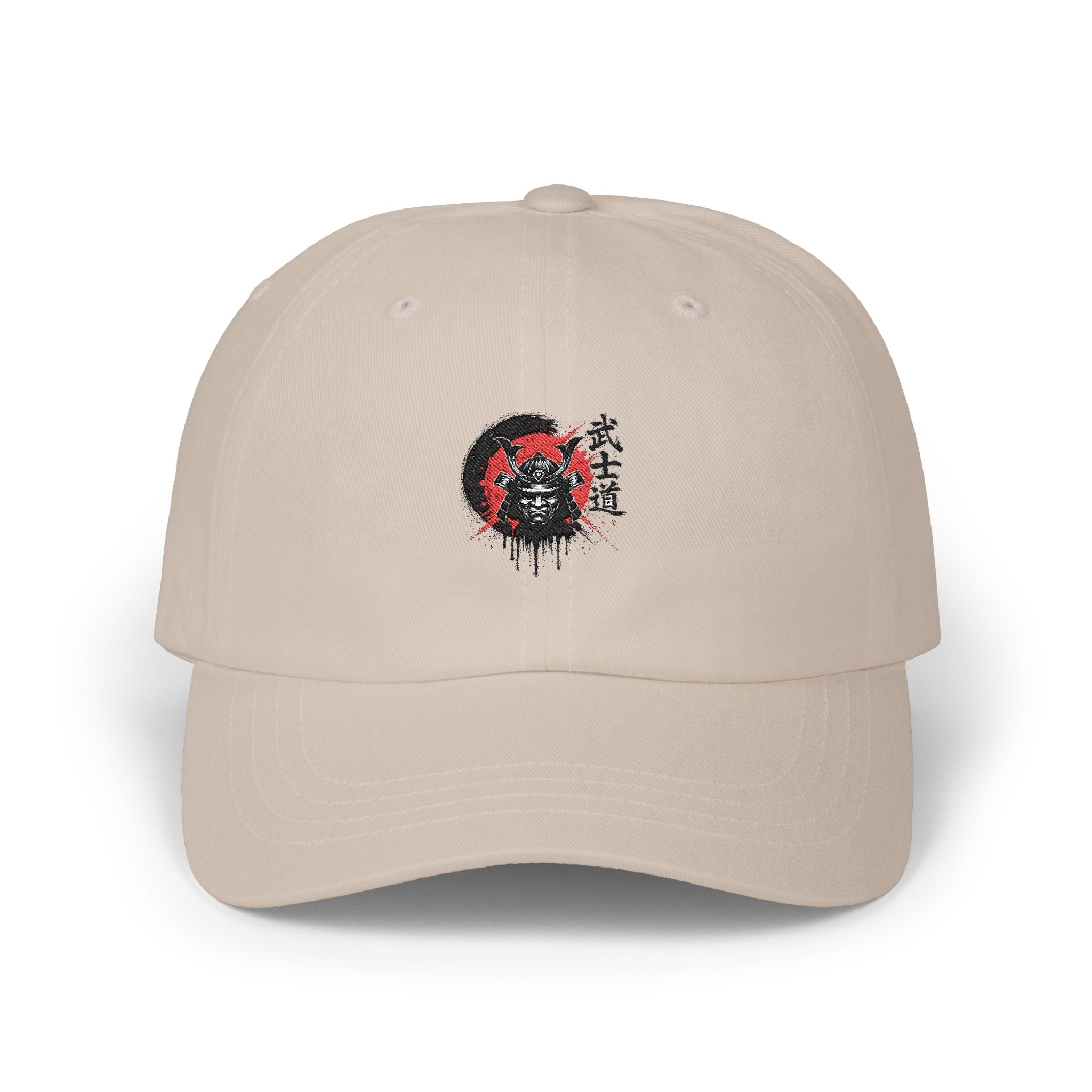 Casquette Dad Cap Loup Samouraï Soleil Rouge Kanji