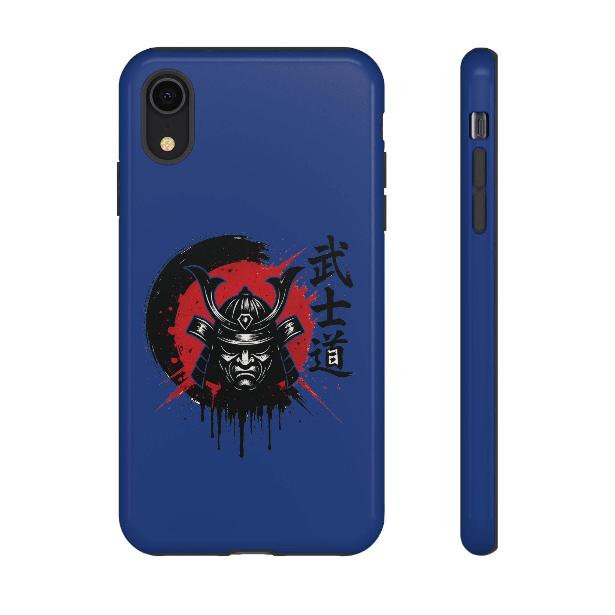 📱 samurai phone case Bleue foncé – coque renforcée iPhone 📱 - Legeekshop