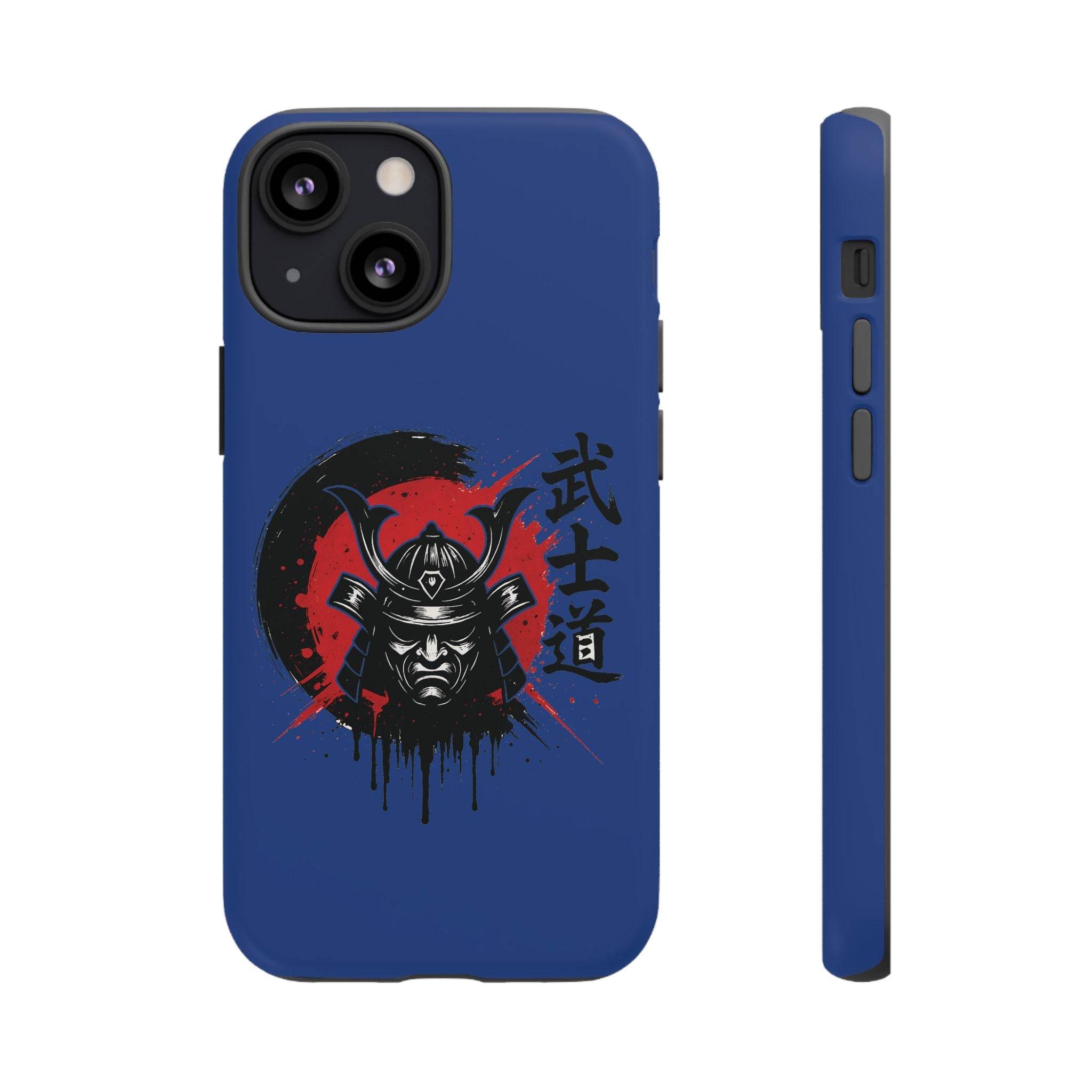 📱 samurai phone case Bleue foncé – coque renforcée iPhone 📱 - Legeekshop