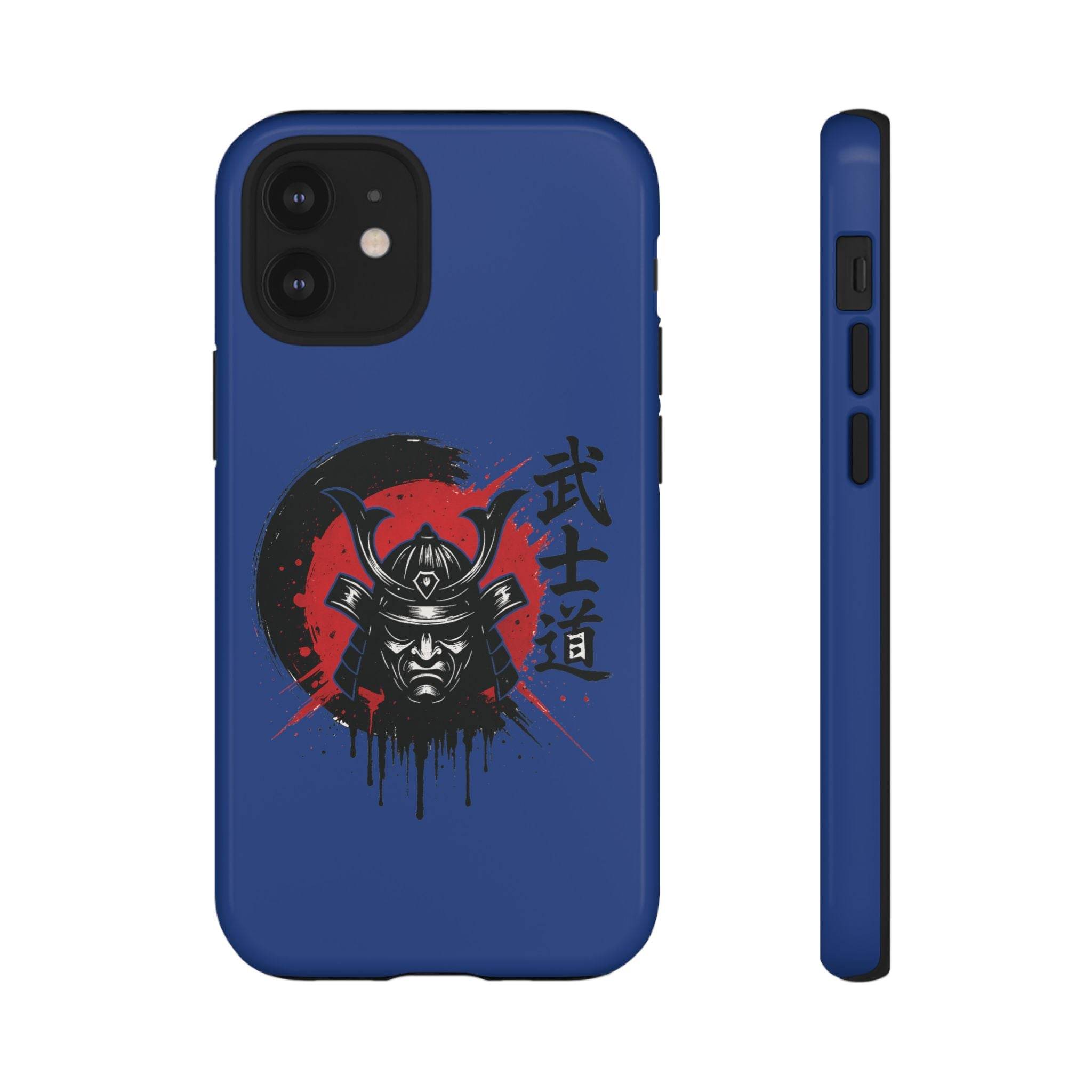 📱 samurai phone case Bleue foncé – coque renforcée iPhone 📱 - Legeekshop