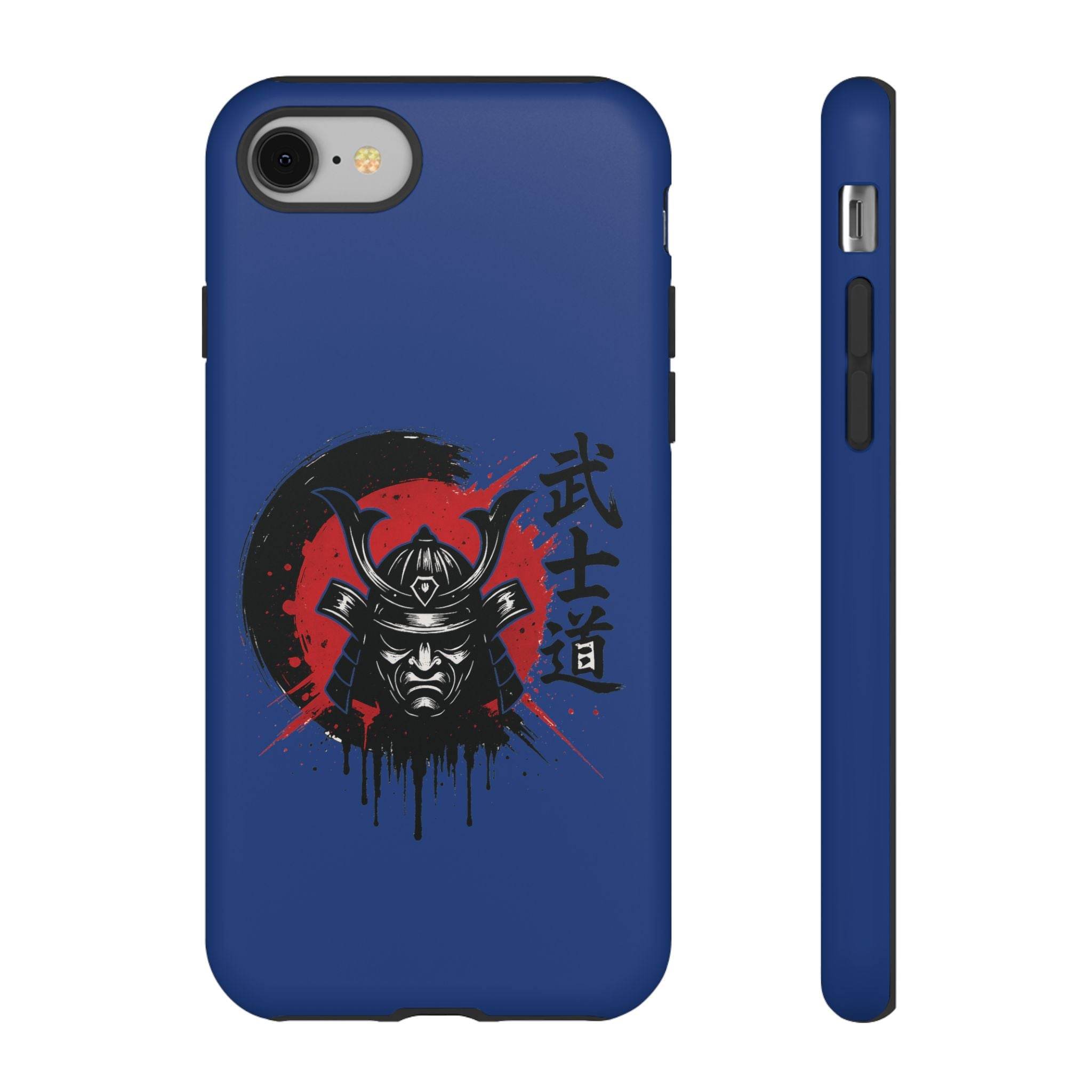 📱 samurai phone case Bleue foncé – coque renforcée iPhone 📱 - Legeekshop
