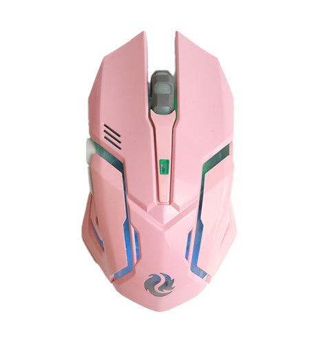 Souris Gaming Sans Fil Rechargeable Silencieuse RGB