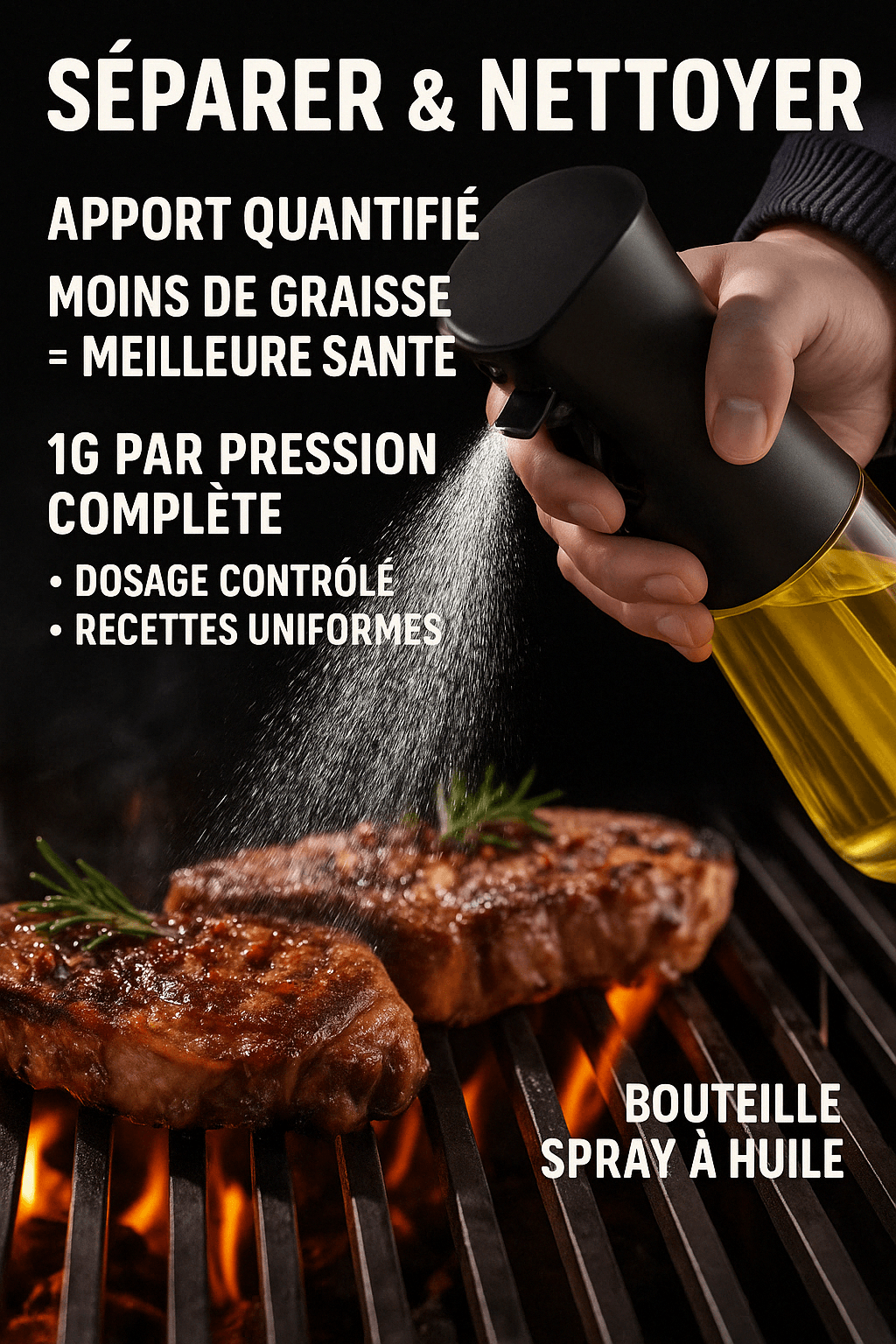🌿 Spray de Cuisine 300ML | Vaporisateur d’Huile pour Air Fryer & Cuisson 🔥 - Legeekshop