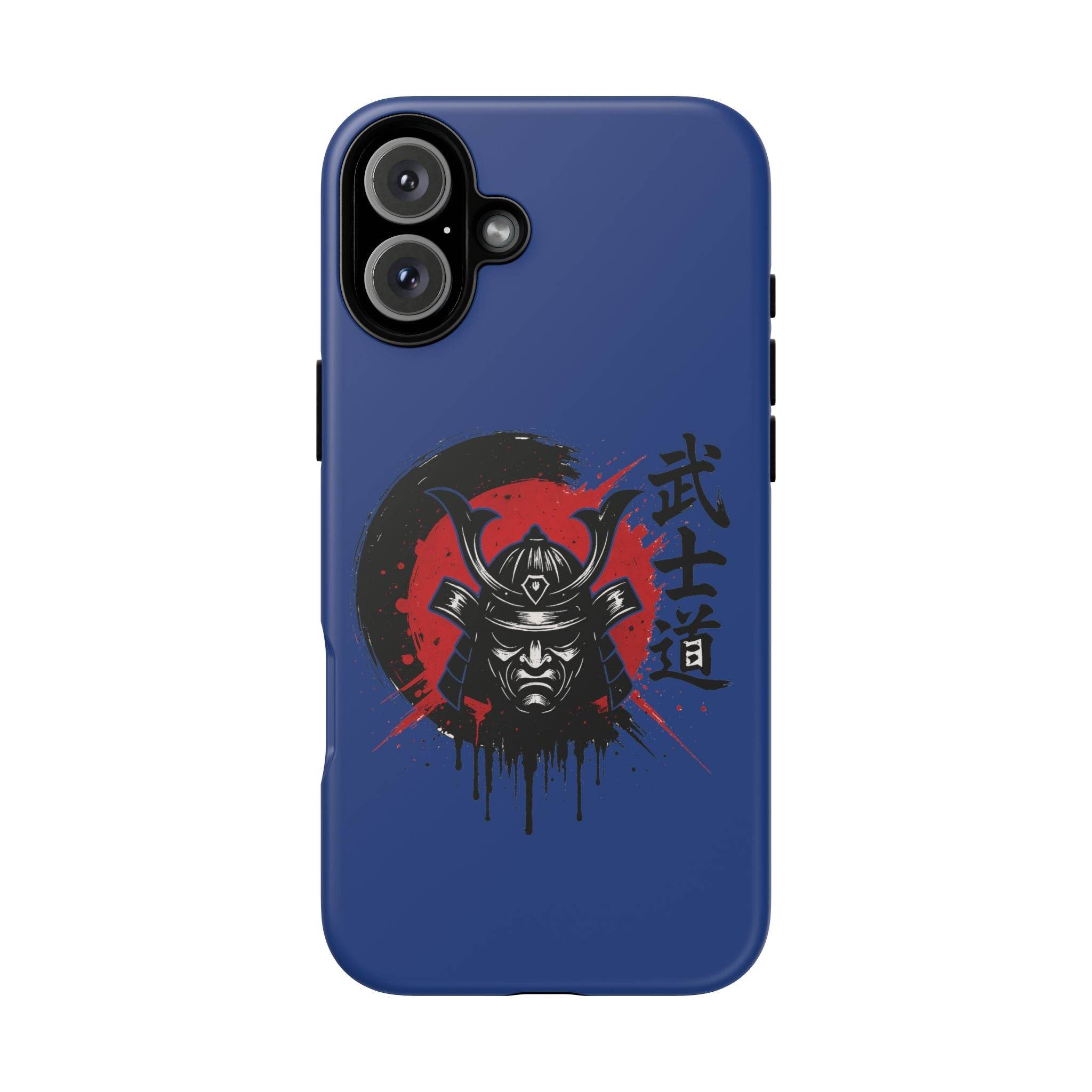 📱 samurai phone case Bleue foncé – coque renforcée iPhone 📱
