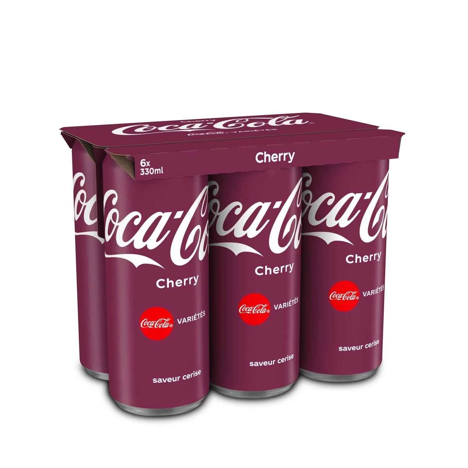 Cherry Coca-Cola Bt Sleek (6 x 33 cl) - Legeekshop