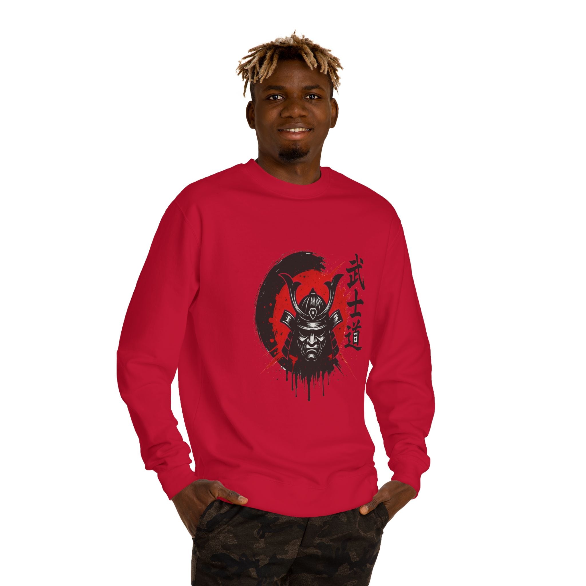 🎮 Samurai Warrior Sweatshirt Unisexe Col Rond 🎮