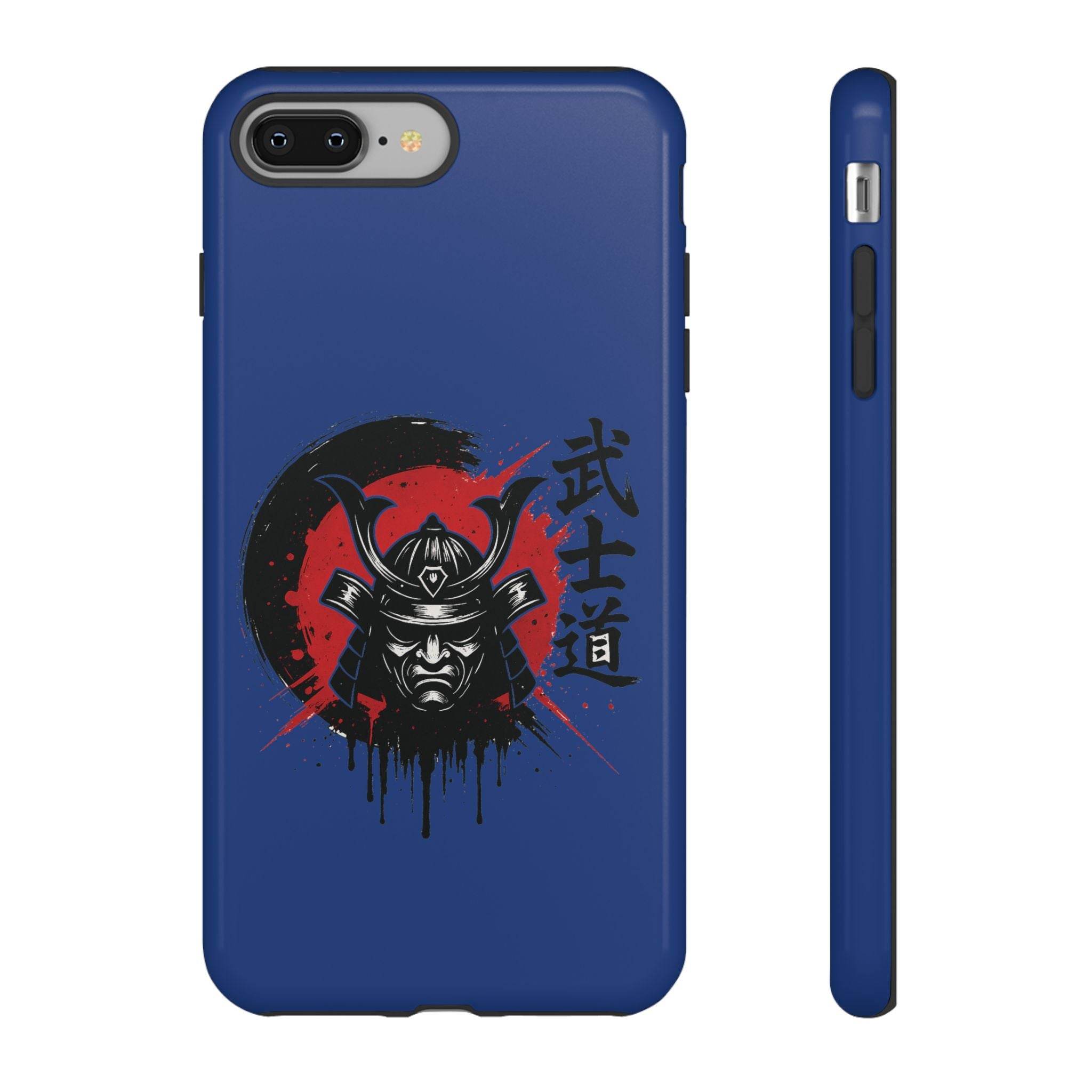 📱 samurai phone case Bleue foncé – coque renforcée iPhone 📱 - Legeekshop