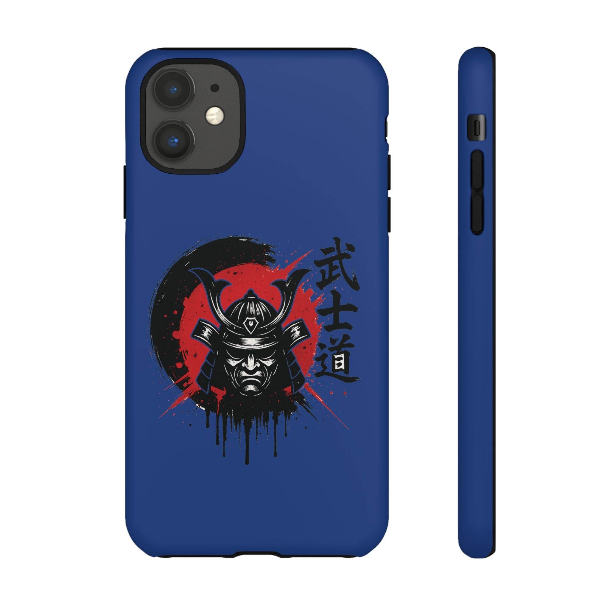 📱 samurai phone case Bleue foncé – coque renforcée iPhone 📱 - Legeekshop