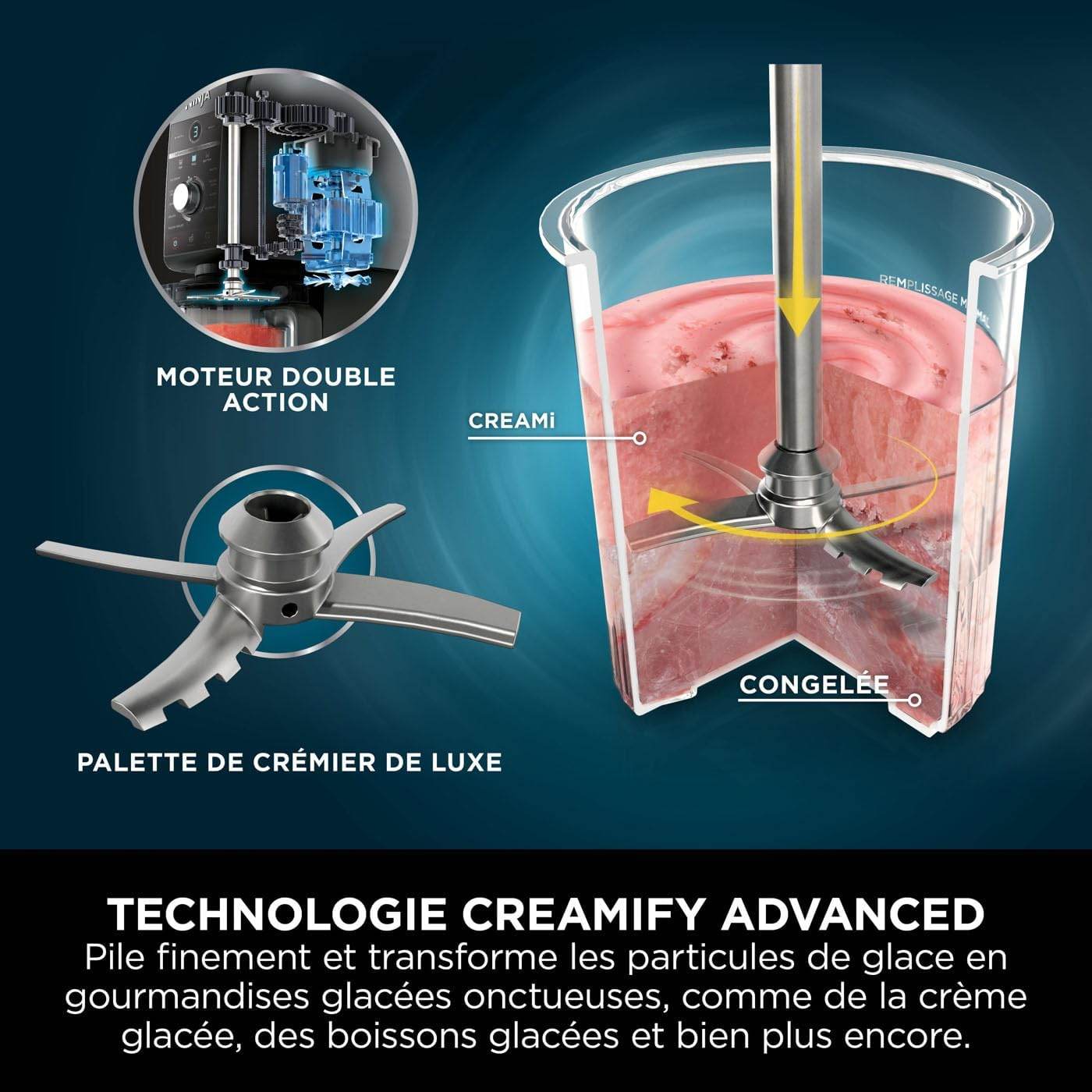 🎮 Ninja CREAMi Deluxe NC501EU – Machine à Glace & Frozen Yogurt 🎮 - Legeekshop