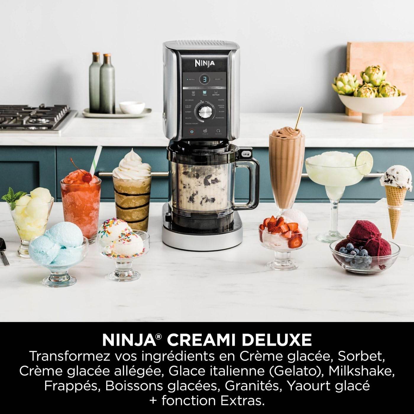 🎮 Ninja CREAMi Deluxe NC501EU – Machine à Glace & Frozen Yogurt 🎮 - Legeekshop