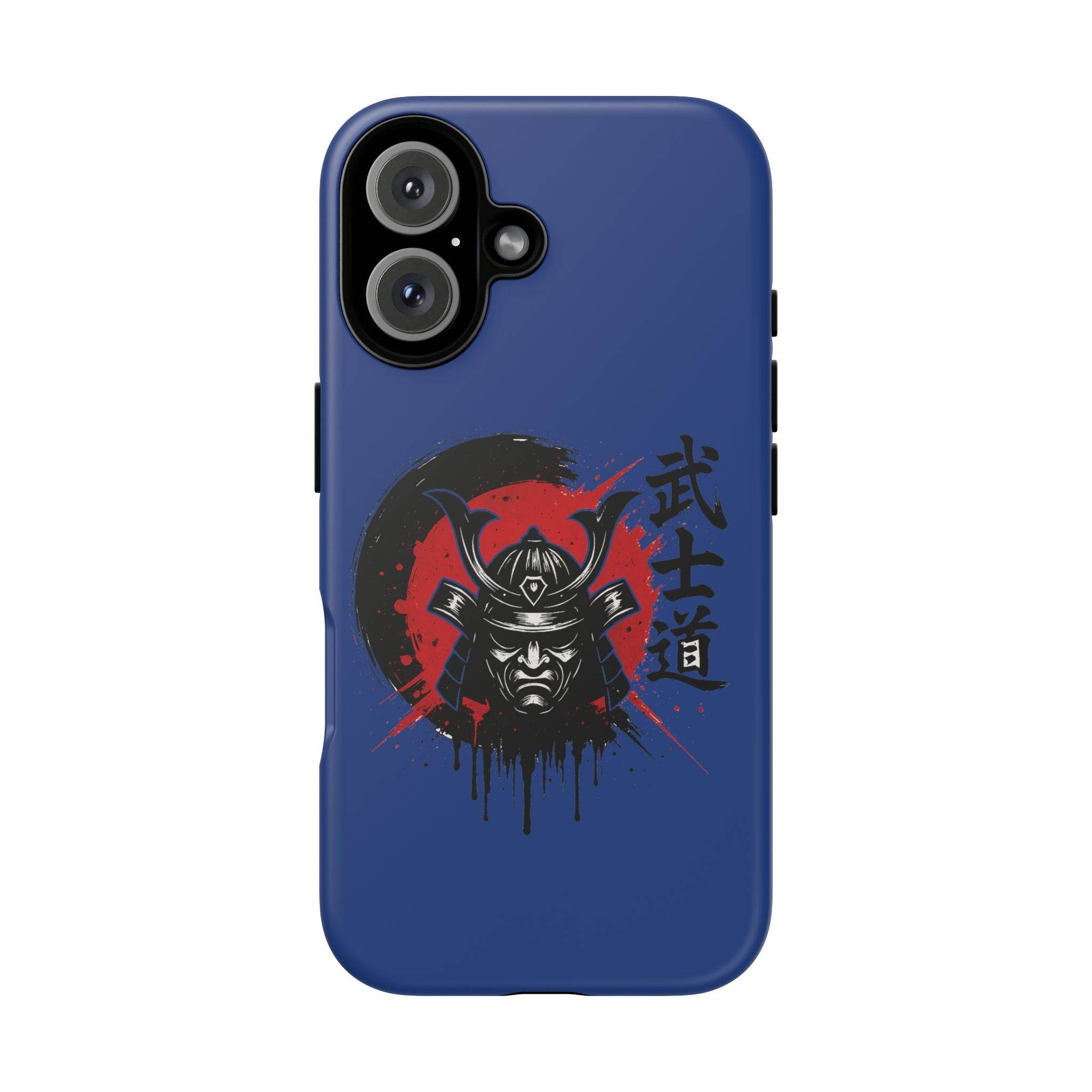 📱 samurai phone case Bleue foncé – coque renforcée iPhone 📱