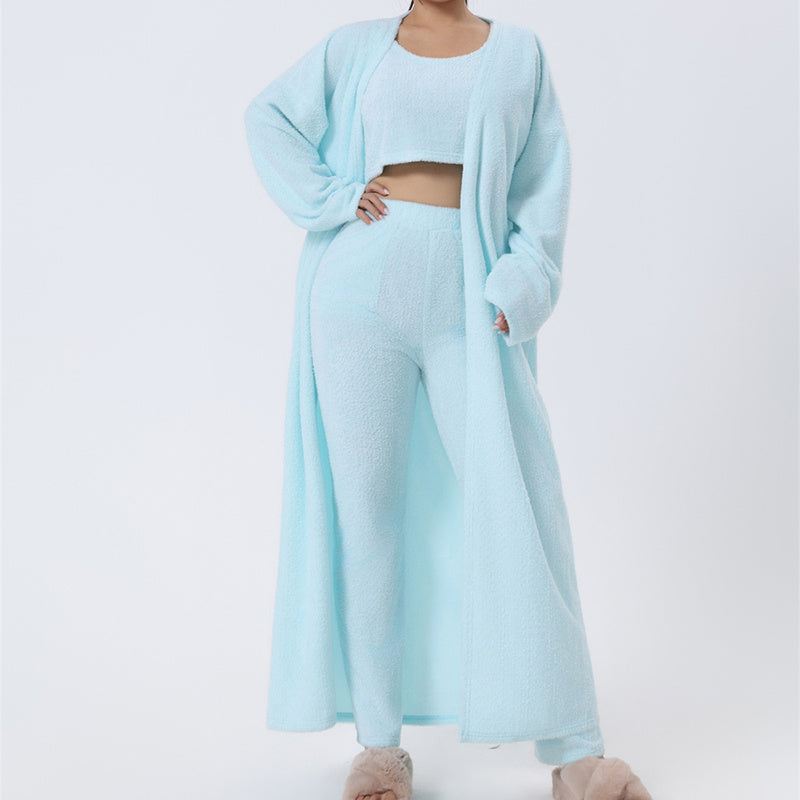 🌙 Ensemble Pyjama 3 Pièces Femme Lounge Confort Doux Hiver 🌙