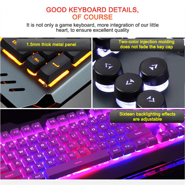 Clavier Gaming Mécanique Filaire RGB Rétroéclairé Pro