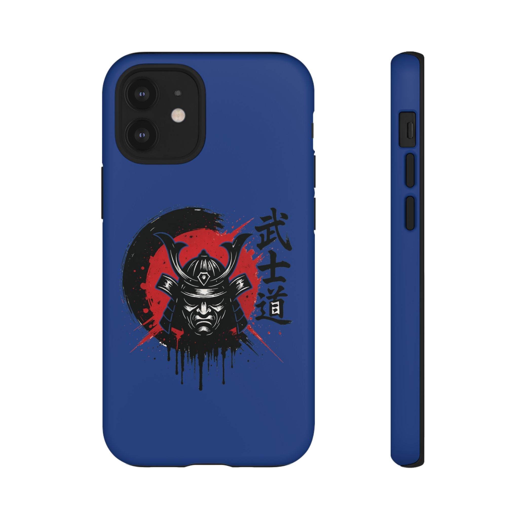 📱 samurai phone case Bleue foncé – coque renforcée iPhone 📱 - Legeekshop