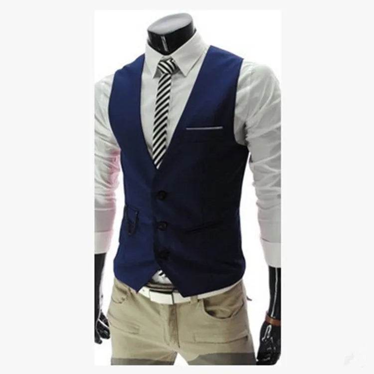 Gilet Homme Formelle et Décontracté | HANQIU | Mode Business & Casual | 2024 - Legeekshop