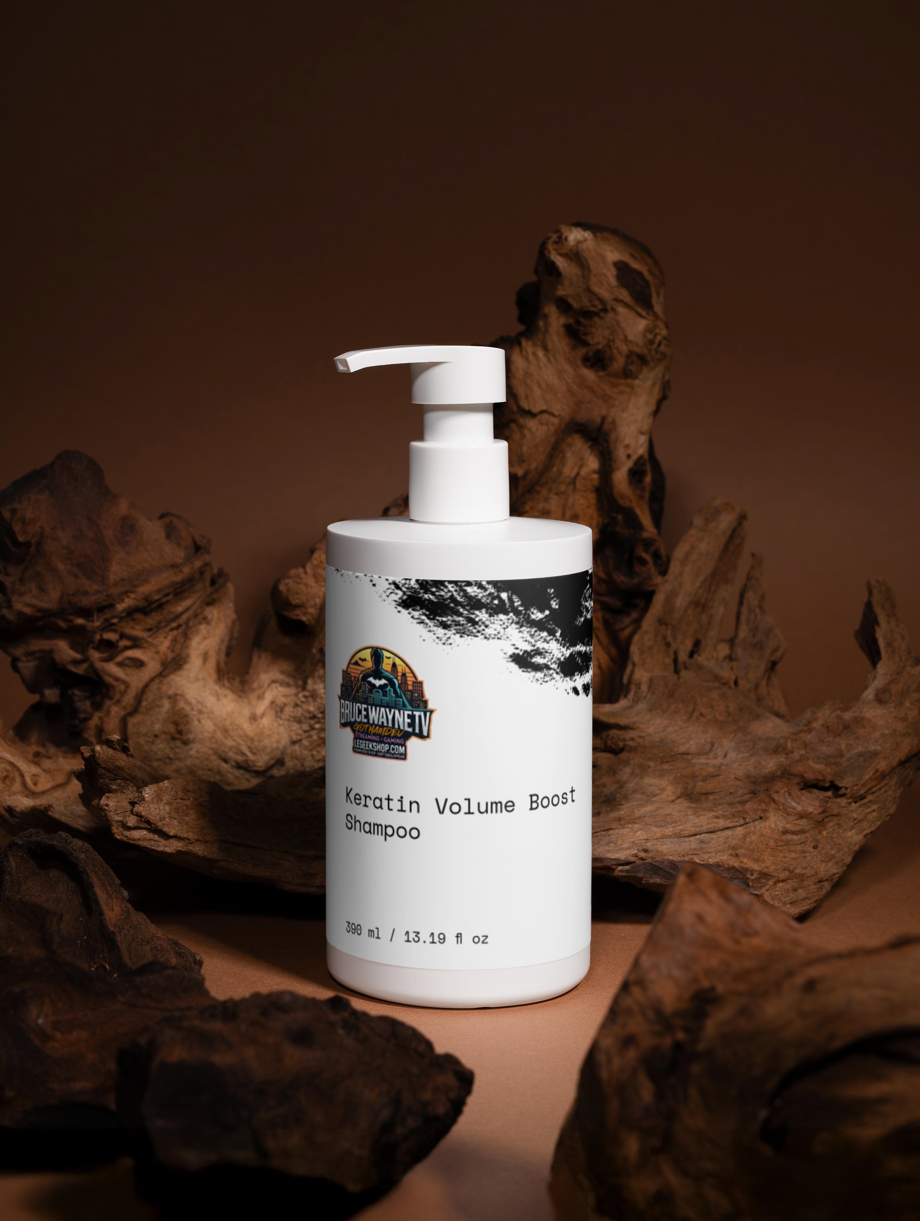 💇♀️ Shampoing Kératine Volume Boost - Caféine Romarin 390ml 💇♀️